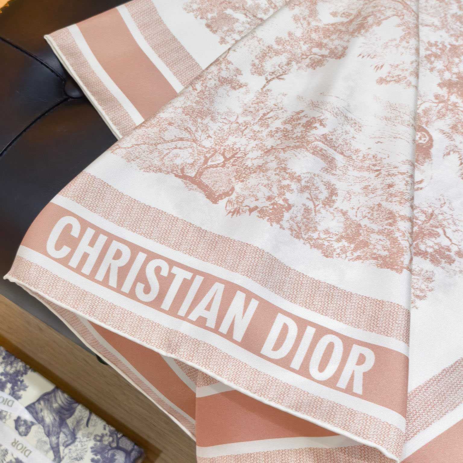 Dior Toile de Jouy Sauvage 90 Square Scarf  - DesignerGu
