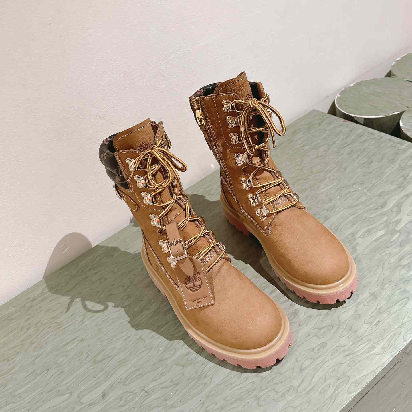 Louis Vuitton LV x Timberland Ranger Boots - DesignerGu