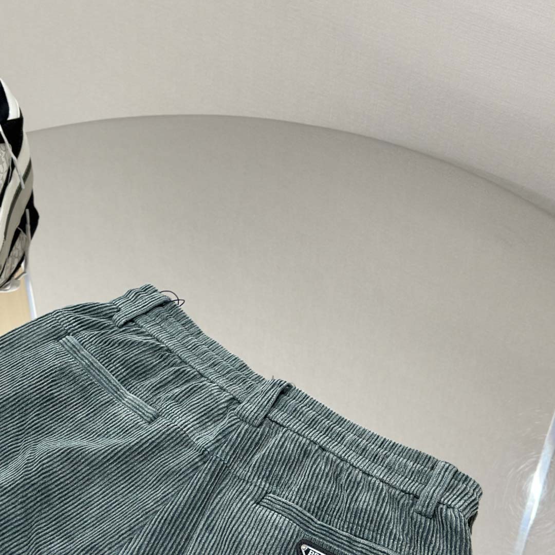 Prada Stretch Cotton Shirt And Pants - DesignerGu