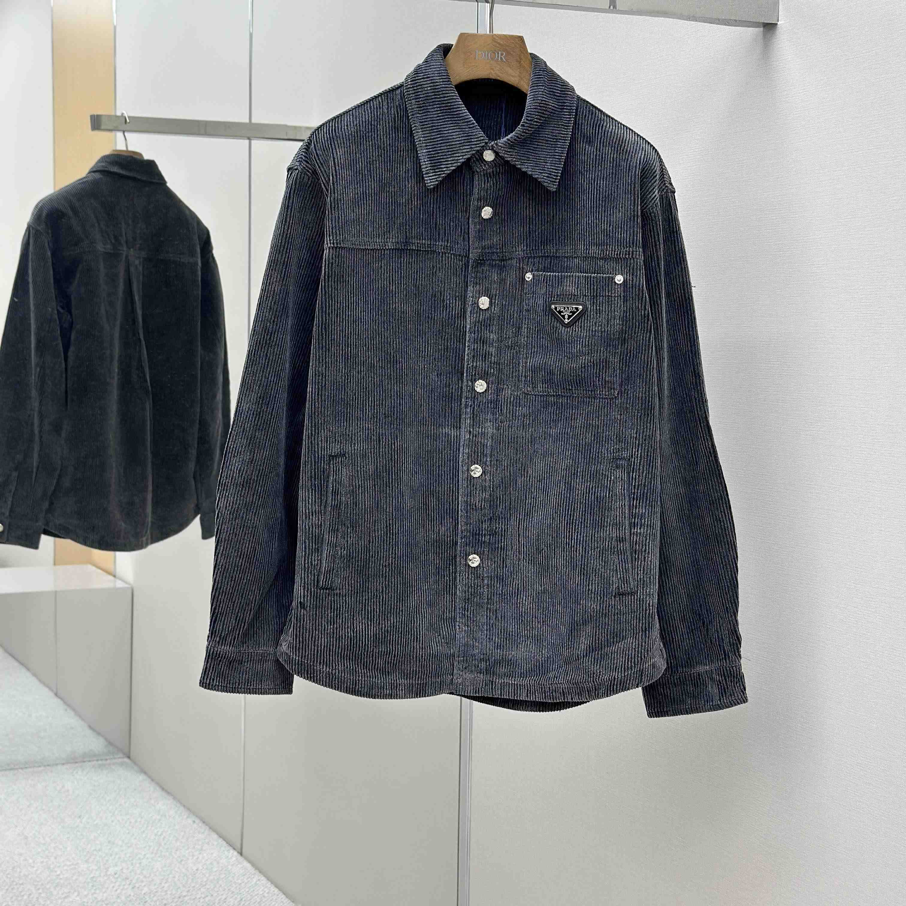 Prada Stretch Cotton Shirt And Pants - DesignerGu