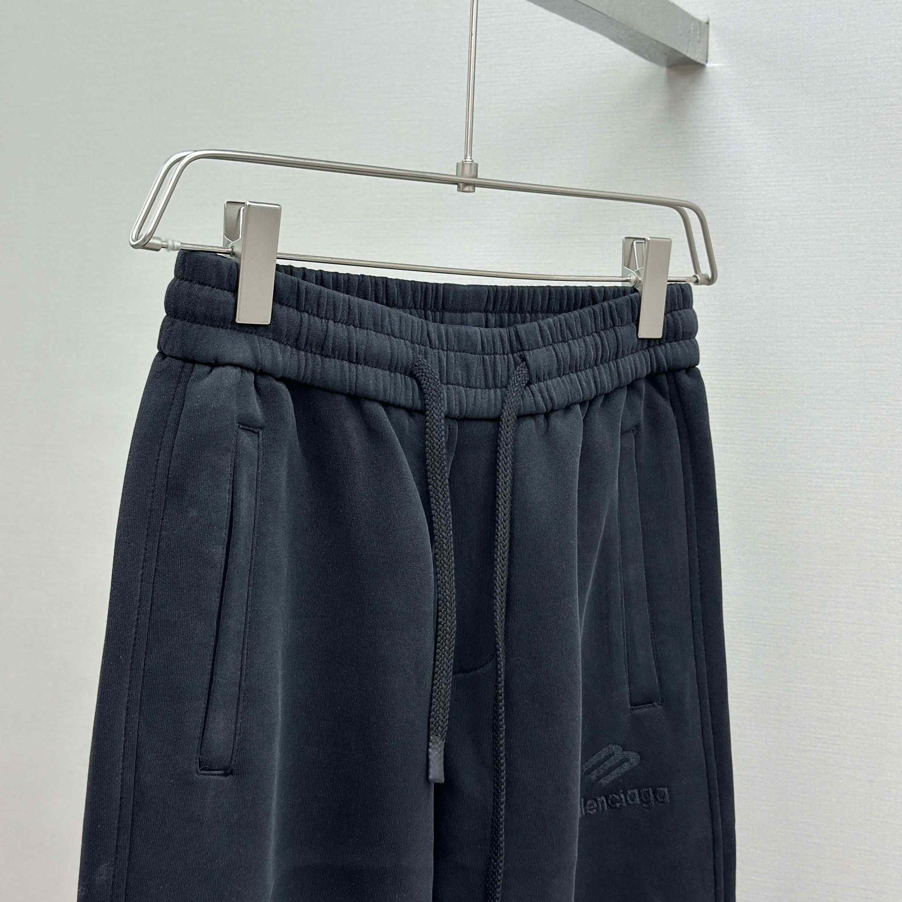 Balenciaga Black Cotton Pants - DesignerGu