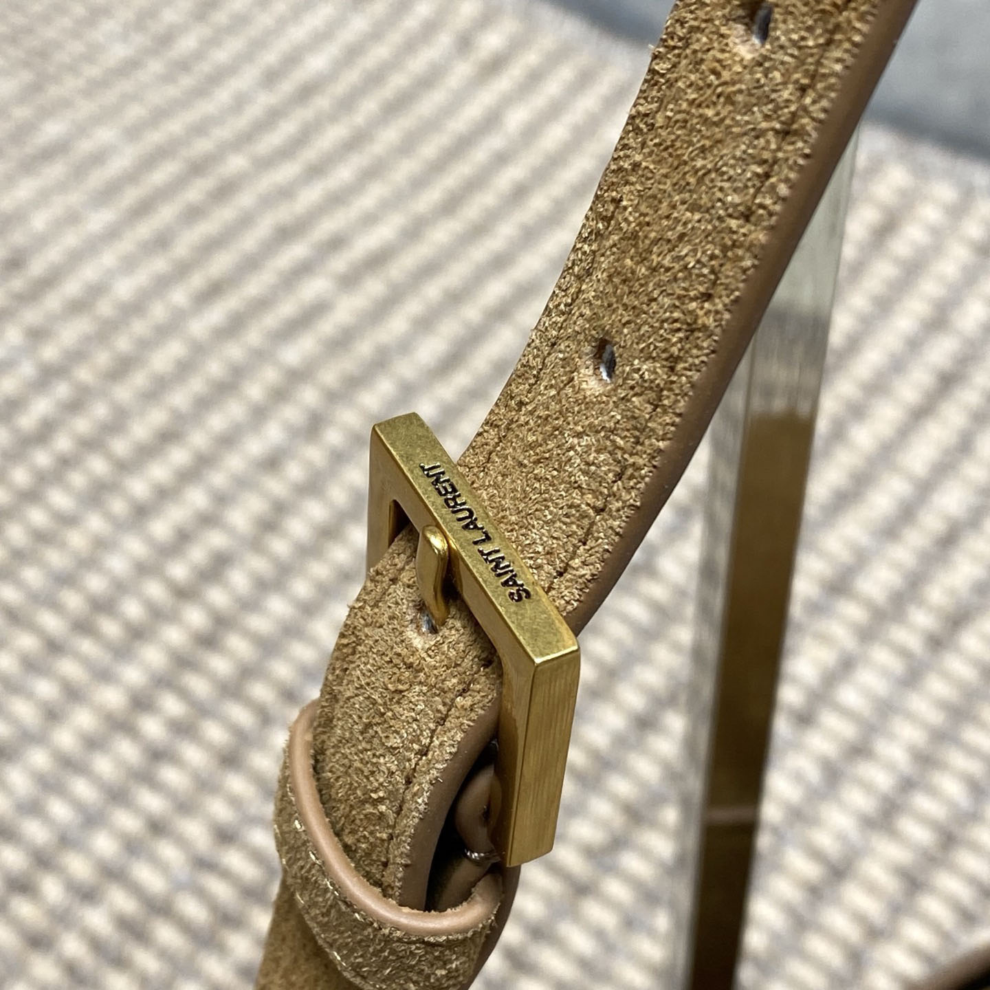 Saint Laurent Solferino Medium In Suede - DesignerGu