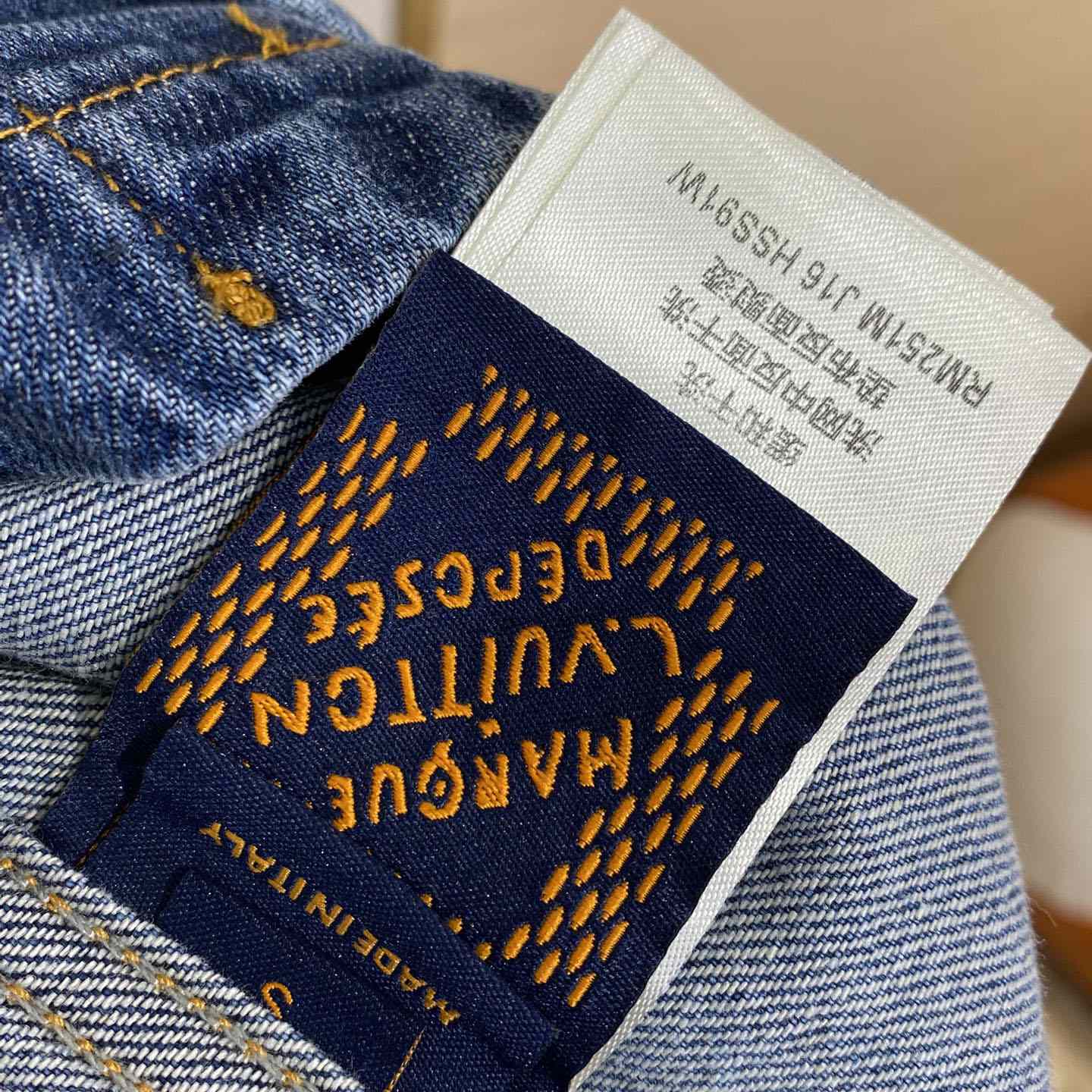 Louis Vuitton Signature Denim Short-Sleeved Shirt - DesignerGu