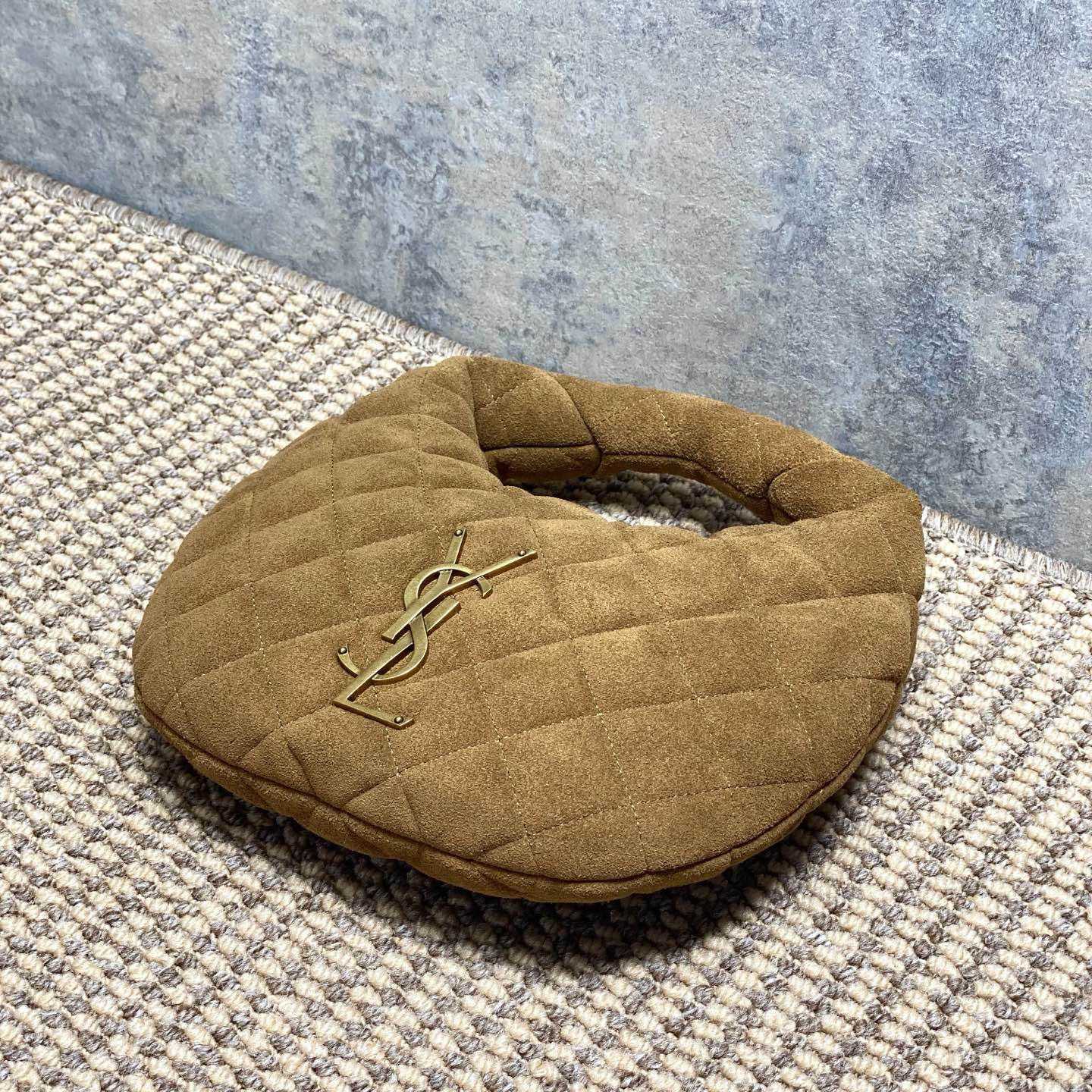 Saint Laurent Icarino In Quilted Suede - DesignerGu