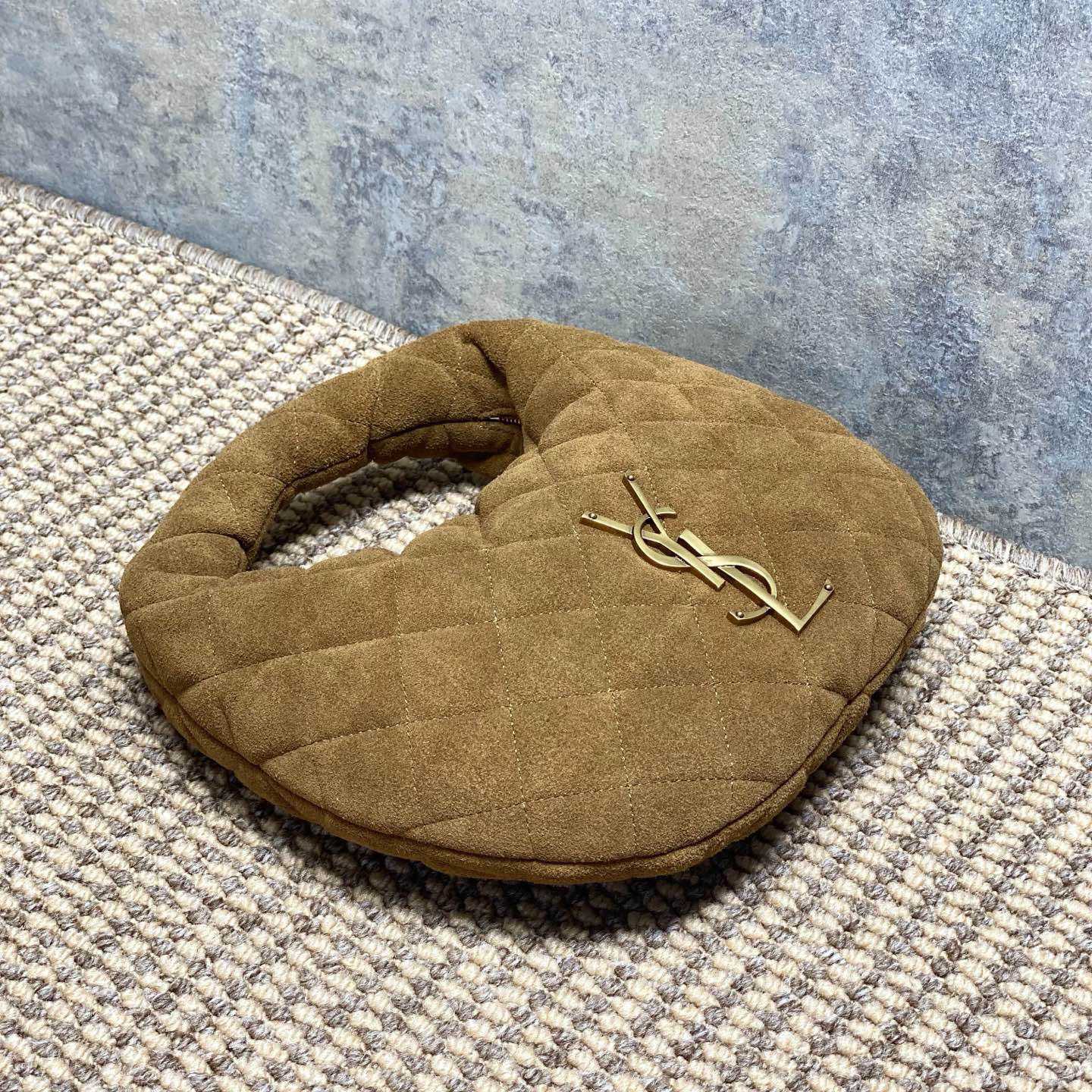 Saint Laurent Icarino In Quilted Suede - DesignerGu