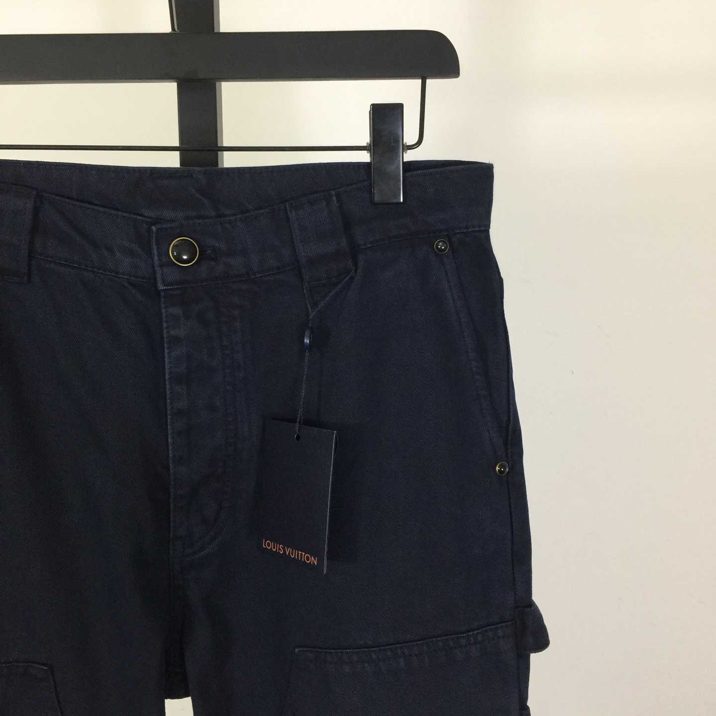 Louis Vuitton Garment-Dyed Denim Carpenter Pants   1AHVCS - DesignerGu