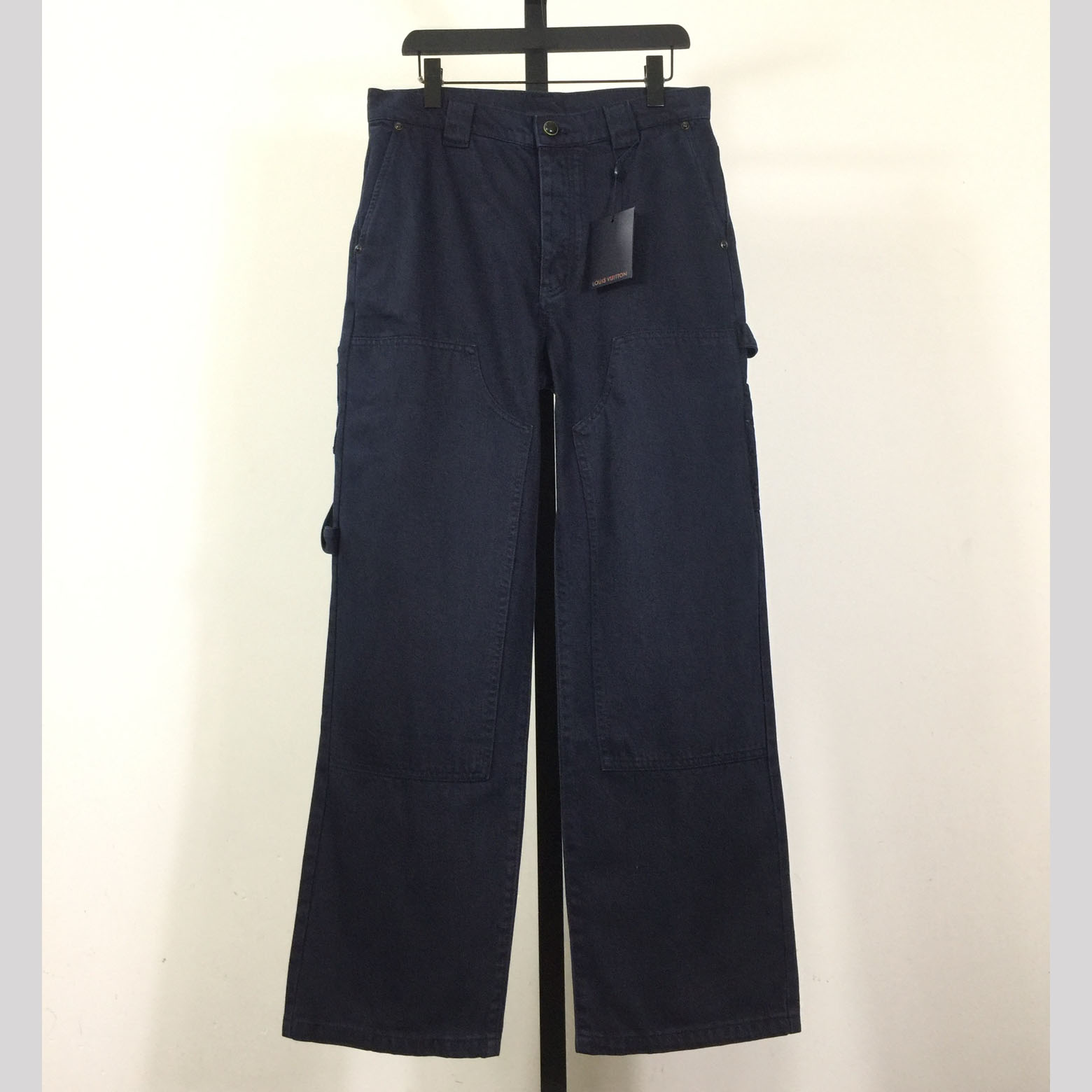 Louis Vuitton Garment-Dyed Denim Carpenter Pants   1AHVCS - DesignerGu