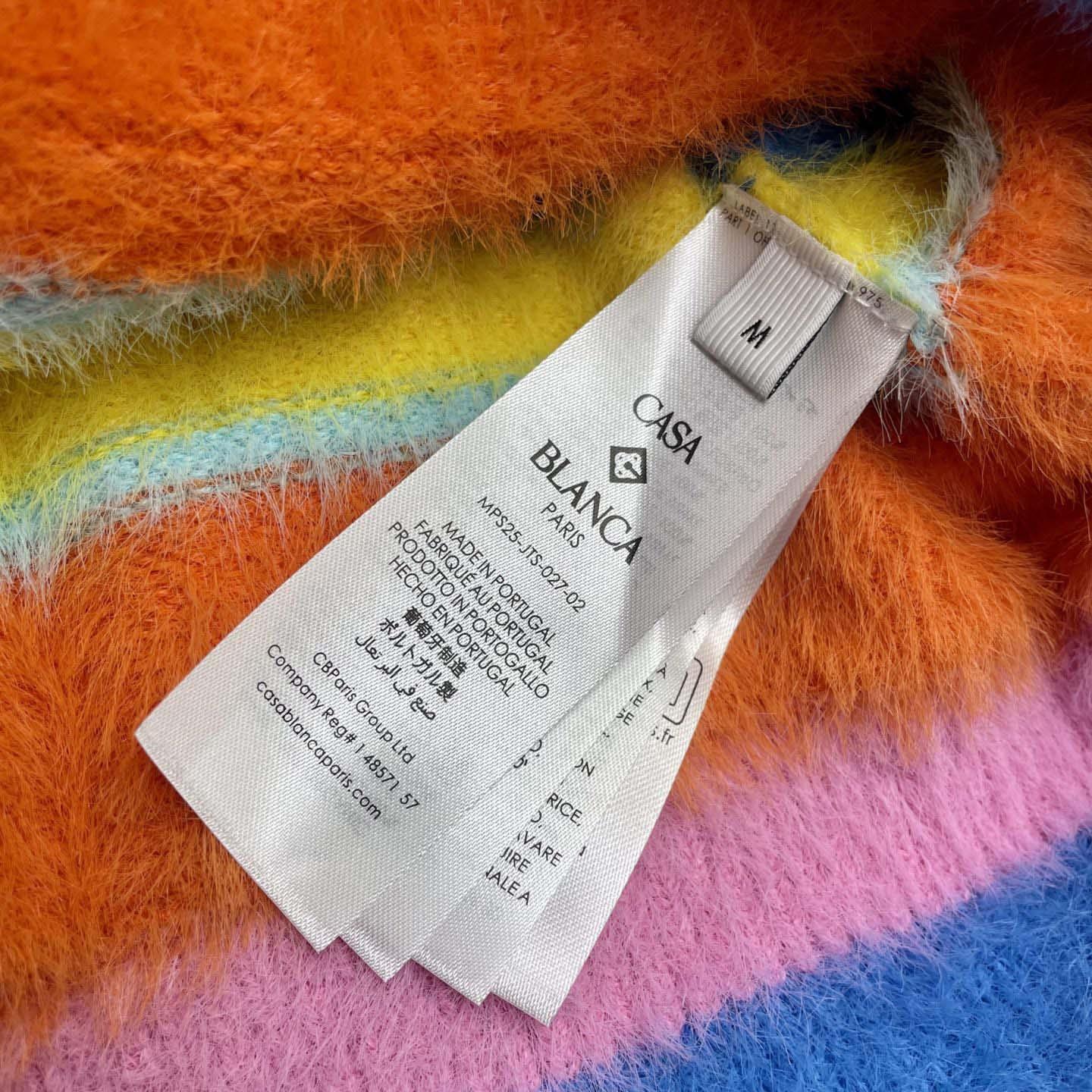 Casablanca Fluffy Oversized Hooded Sweatshirt   Z6021 - DesignerGu