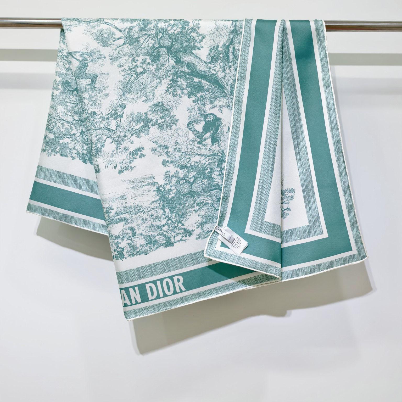 Dior Toile de Jouy Sauvage 90 Square Scarf  - DesignerGu