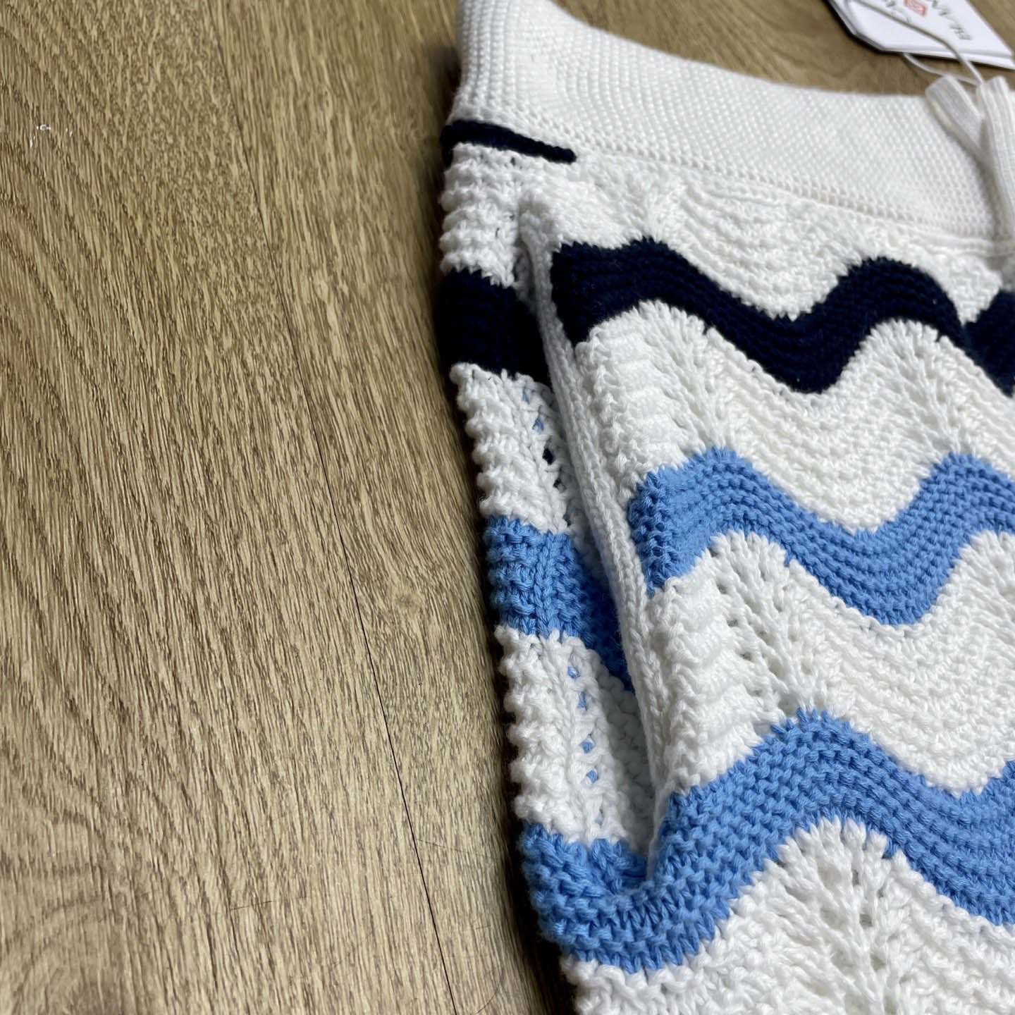 Casablanca Gradient Wave Crochet Shorts   D0108 - DesignerGu