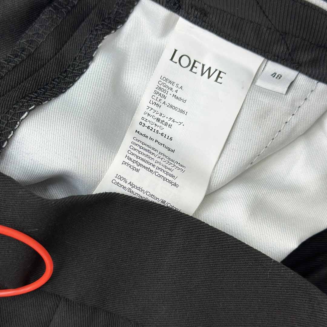 Loewe Low Crotch Trousers In Cotton - DesignerGu