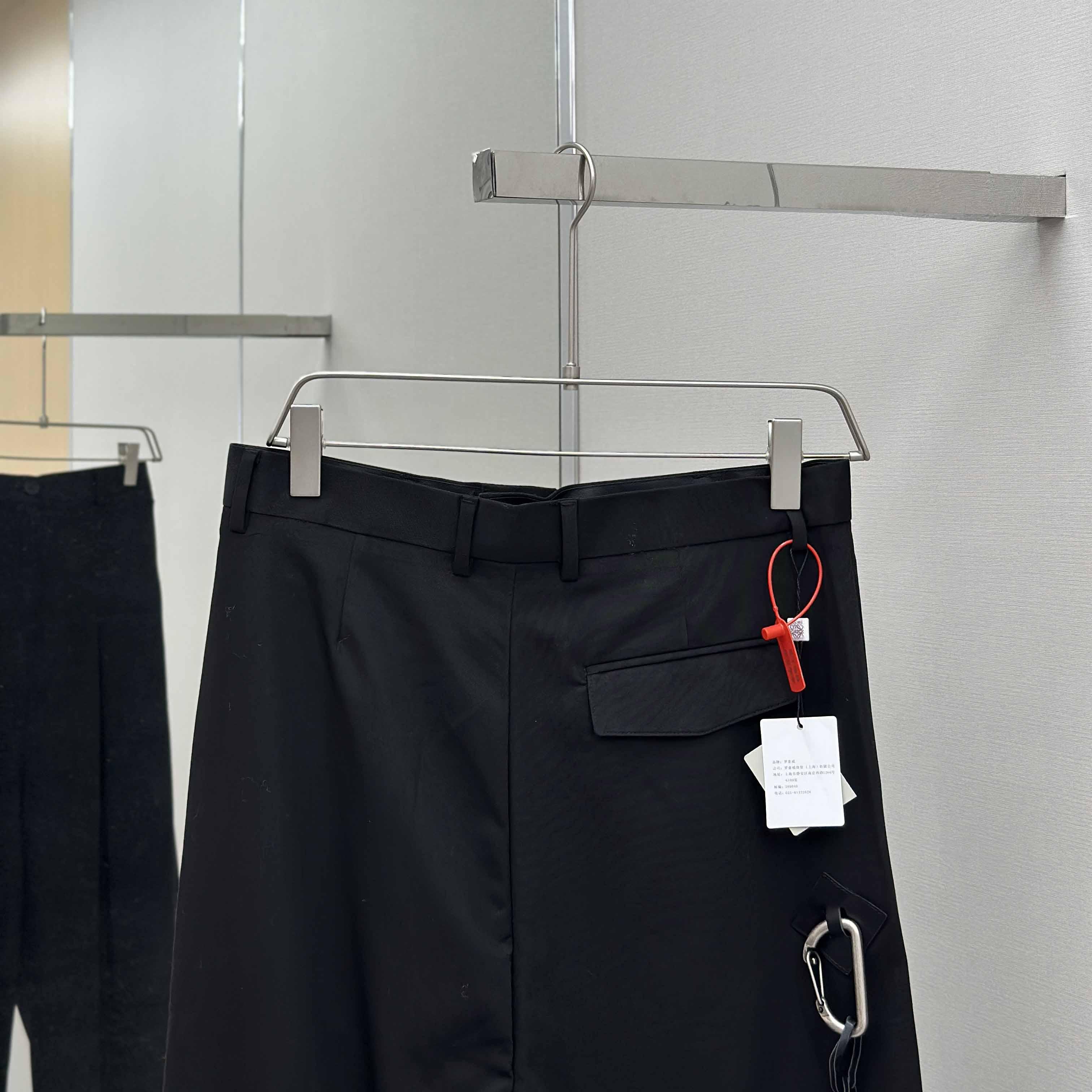 Loewe Low Crotch Trousers In Cotton - DesignerGu