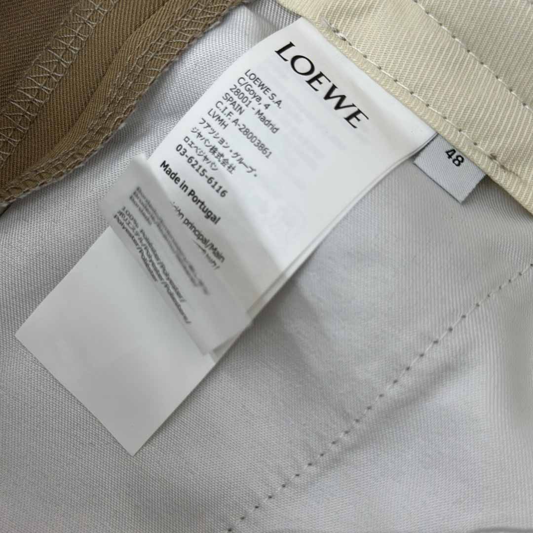 Loewe Low Crotch Trousers In Cotton - DesignerGu