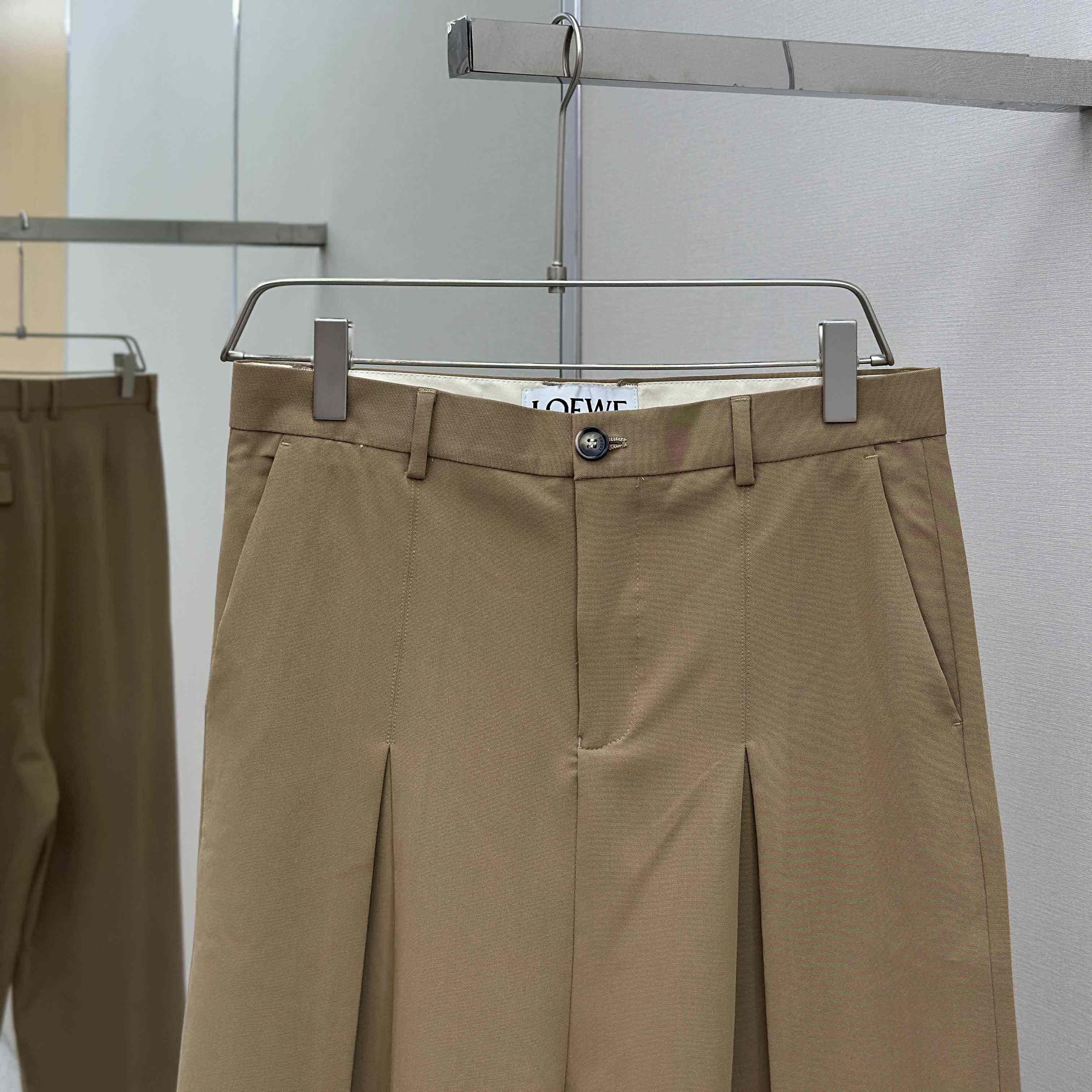 Loewe Low Crotch Trousers In Cotton - DesignerGu