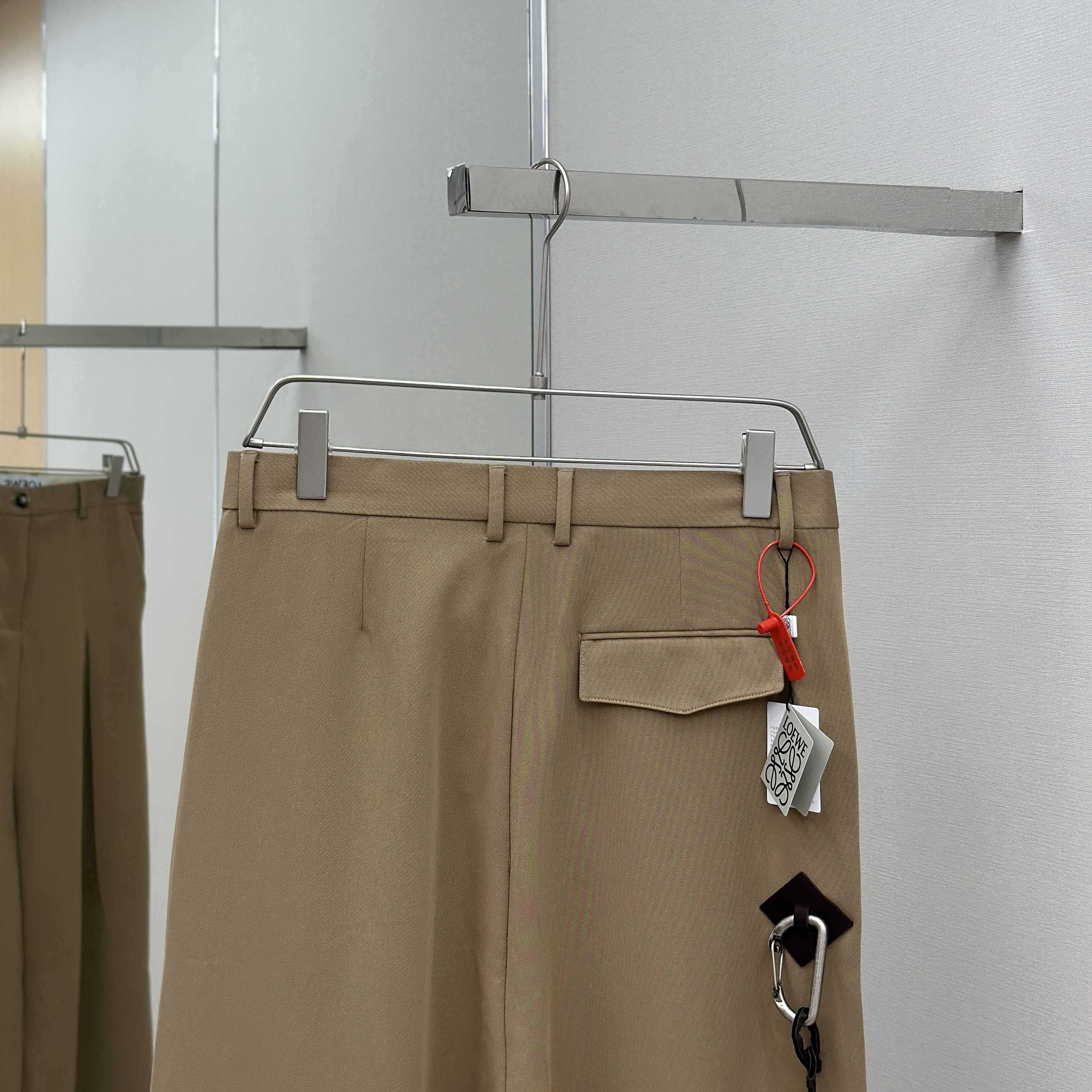 Loewe Low Crotch Trousers In Cotton - DesignerGu