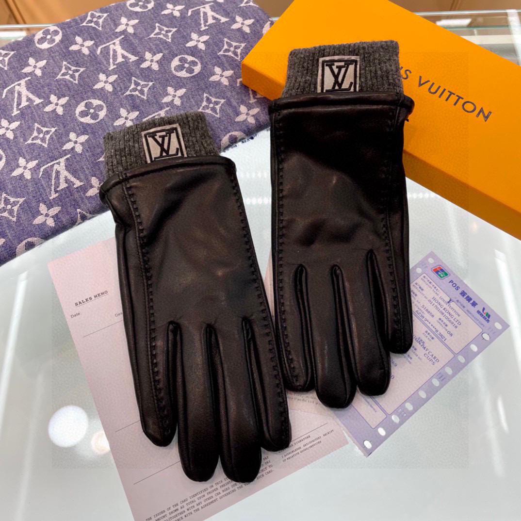Louis Vuitton Men's Gloves  - DesignerGu