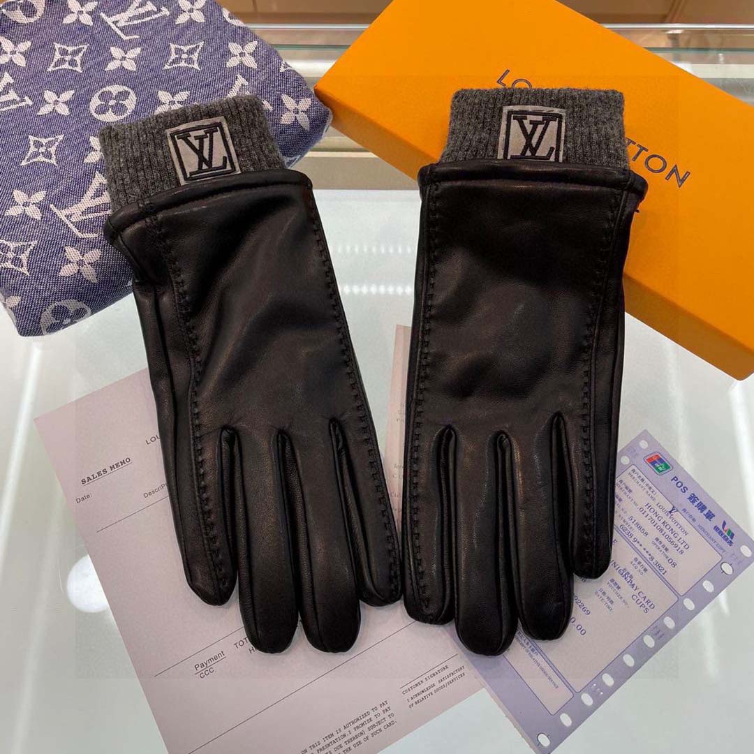 Louis Vuitton Men's Gloves  - DesignerGu