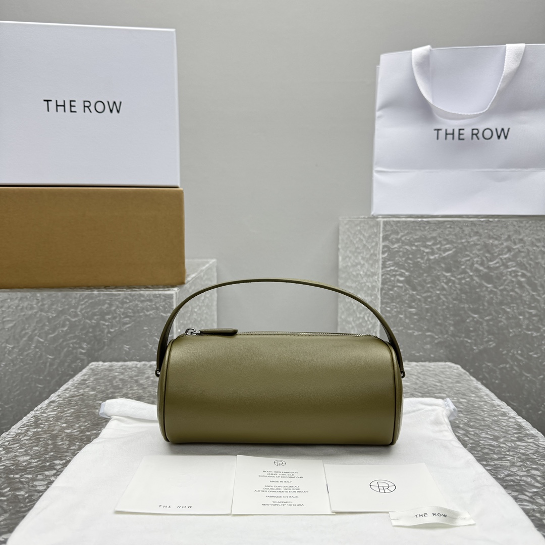 The Row Round 90's Bag In Leather - DesignerGu