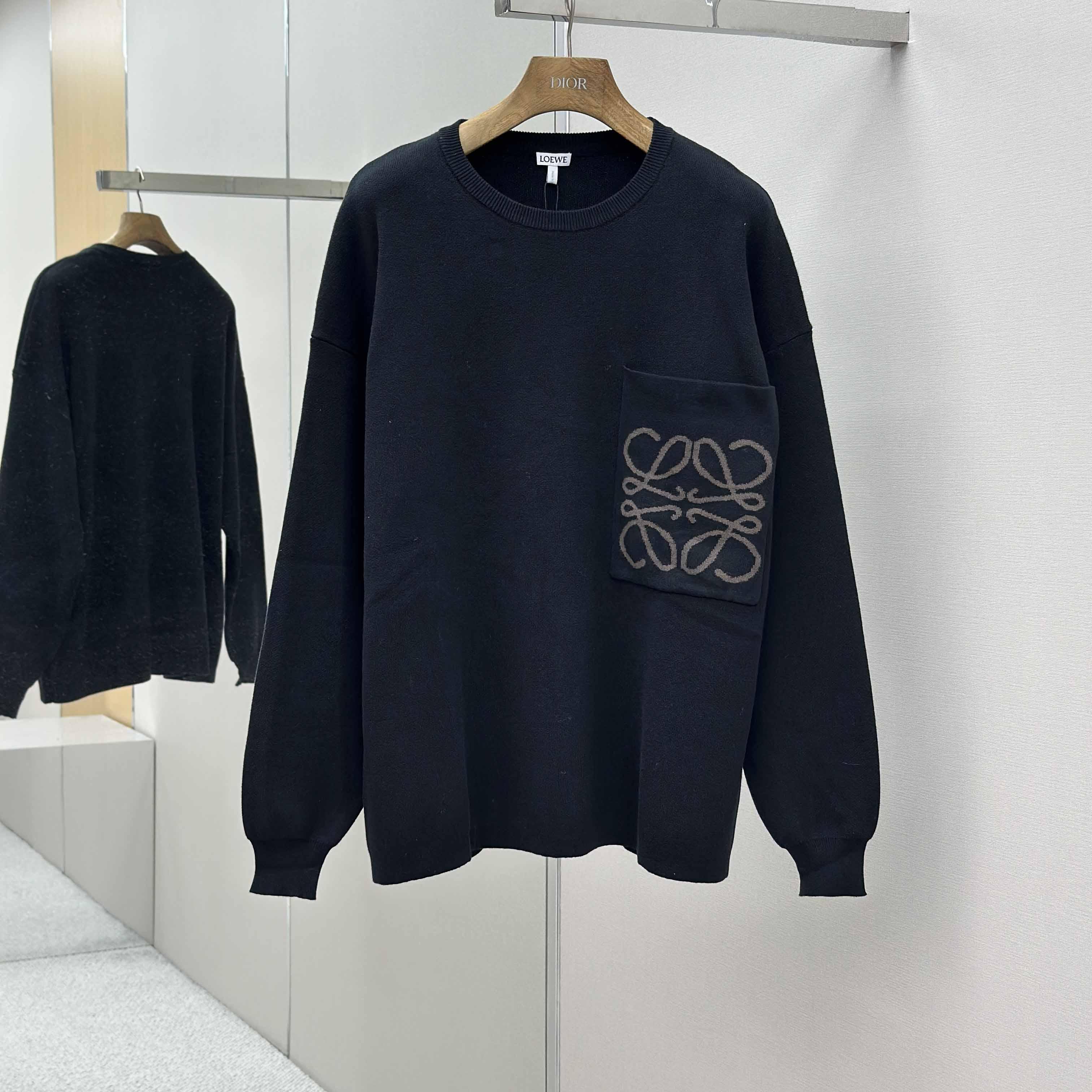 Loewe Sweater In Cotton Blend - DesignerGu