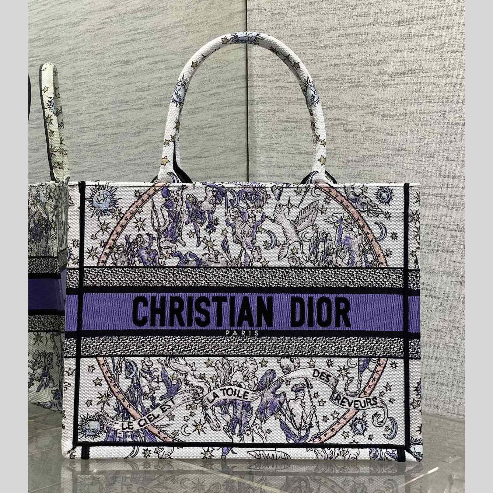 Dior Lucky Medium Dior Book Tote - DesignerGu