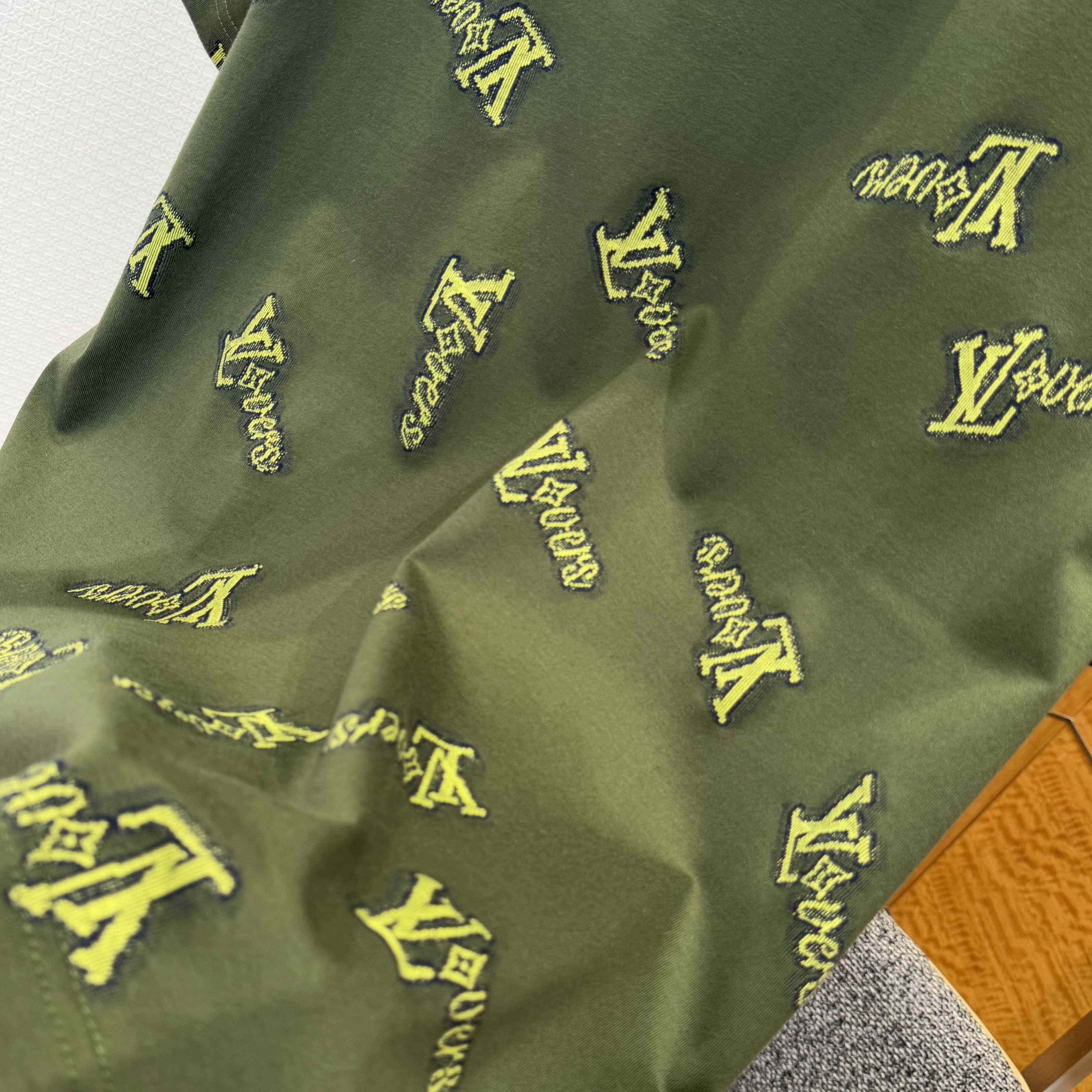 Louis Vuitton Jacquard Cotton T-Shirt   1AGJYS - DesignerGu