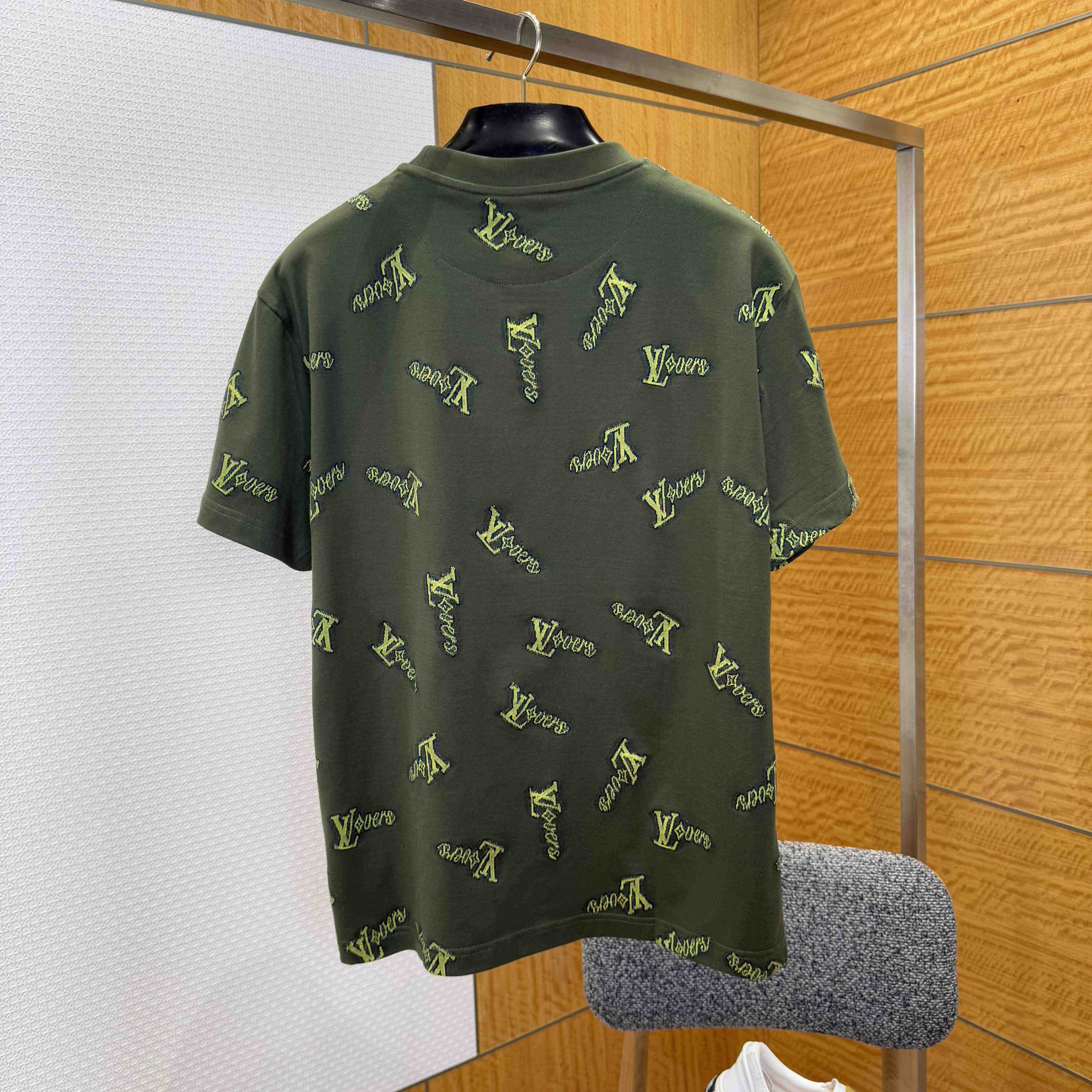 Louis Vuitton Jacquard Cotton T-Shirt   1AGJYS - DesignerGu