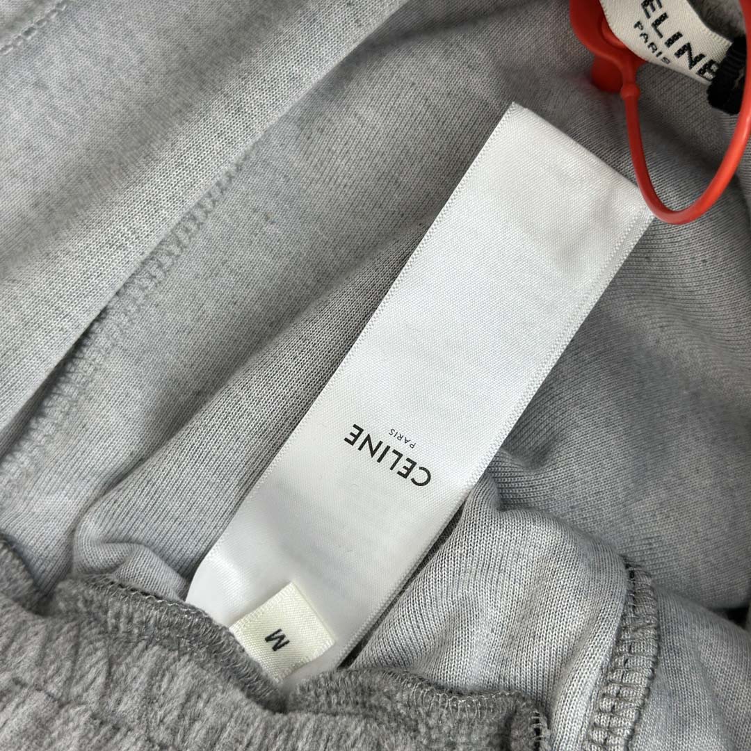 Celine Track Pants In Velvet Cotton - DesignerGu