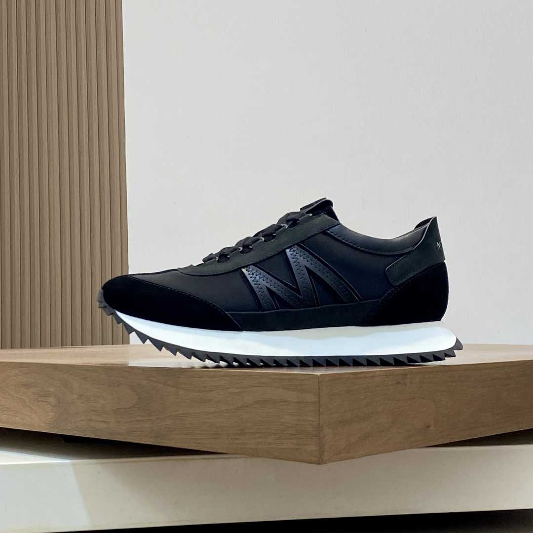 Moncler Pacey2 Suede & Nubuck Trainers - DesignerGu