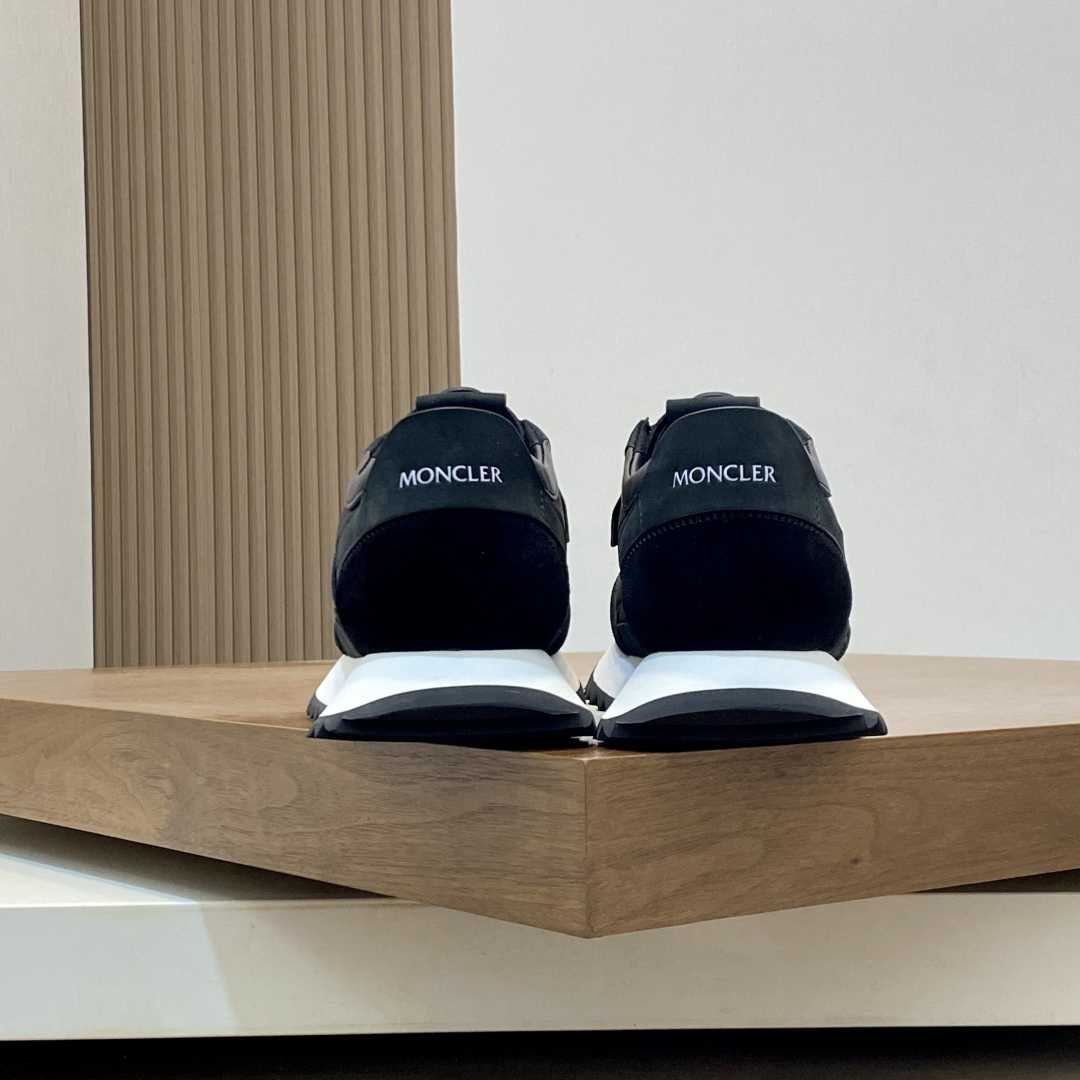 Moncler Pacey2 Suede & Nubuck Trainers - DesignerGu