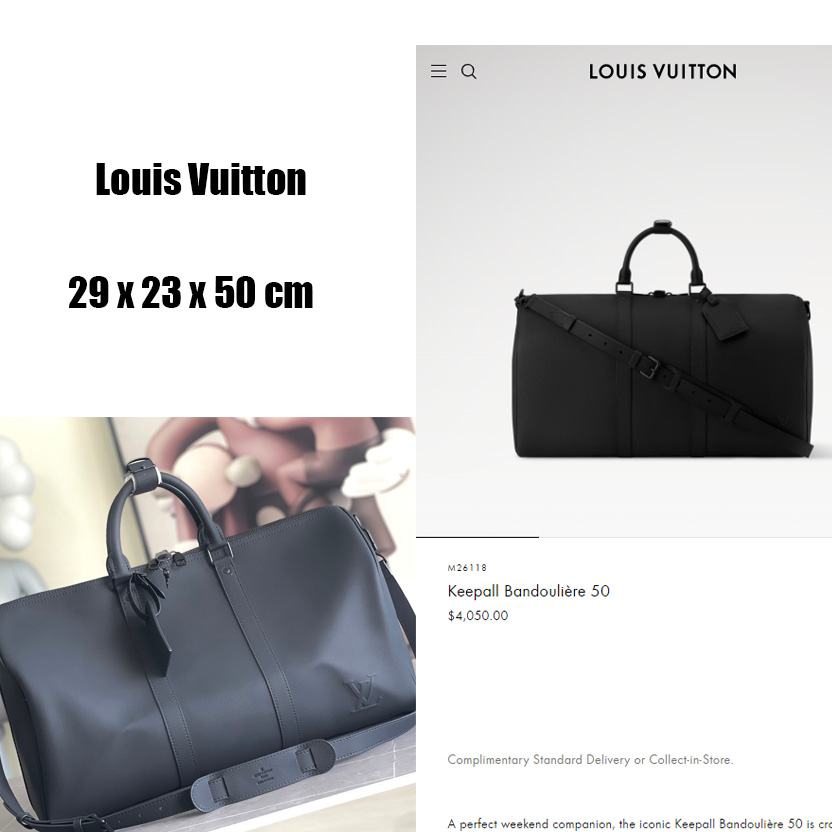 Louis Vuitton Keepall Bandoulière 50   M26118 - DesignerGu