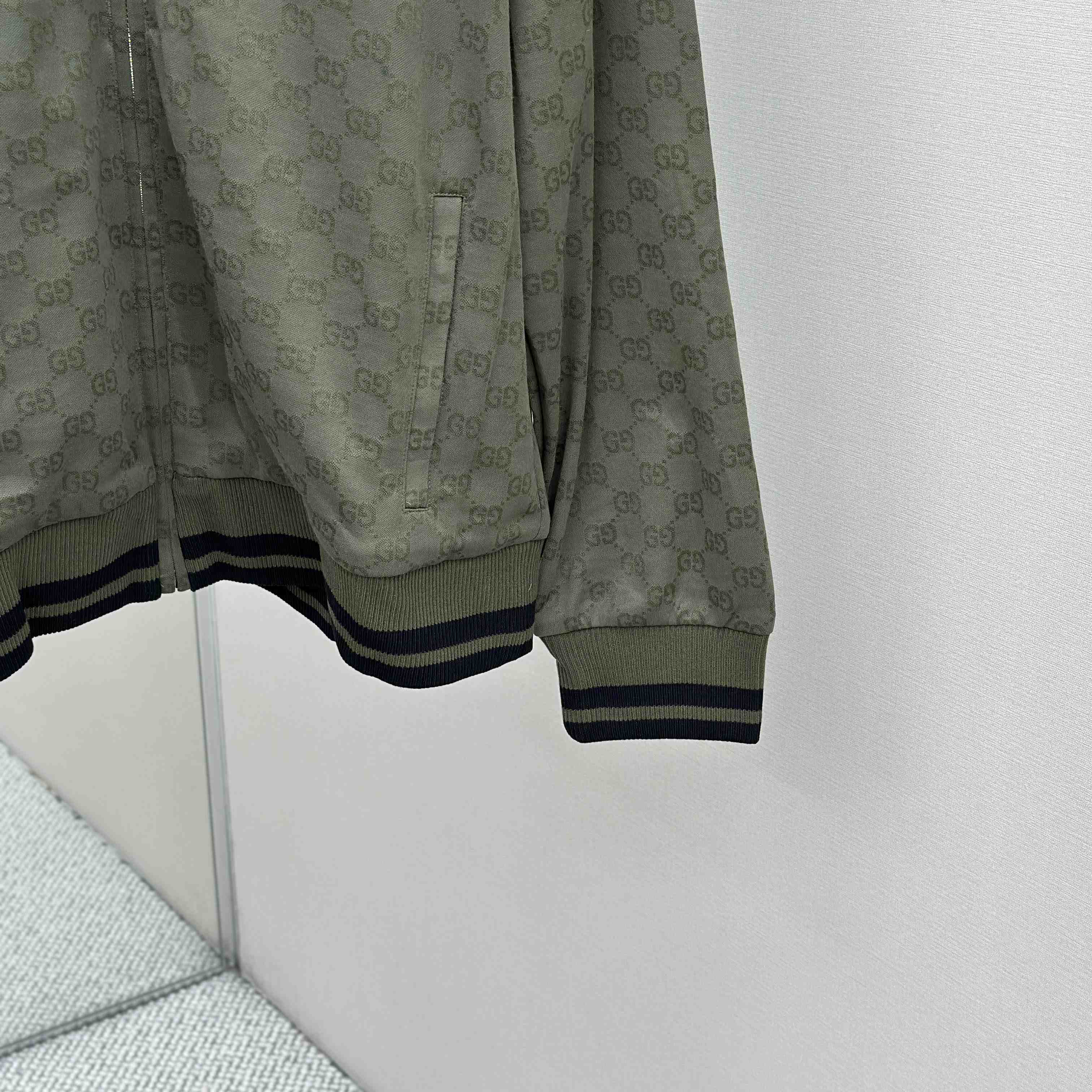 Gucci GG Jersey Jacquard Zip Jacket - DesignerGu