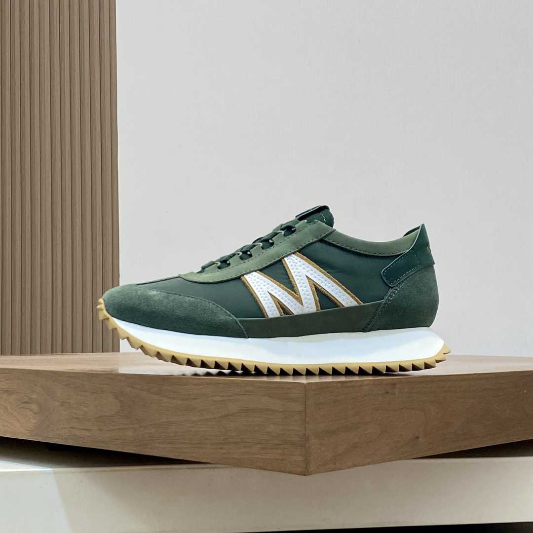 Moncler Pacey2 Suede & Nubuck Trainers - DesignerGu