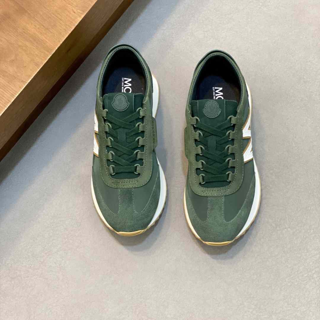 Moncler Pacey2 Suede & Nubuck Trainers - DesignerGu