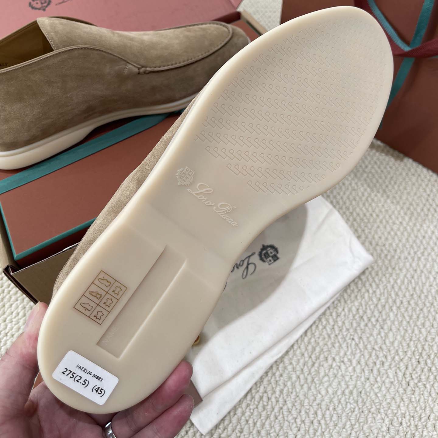 Loro Piana White Sole Summer Walk Loafers - DesignerGu