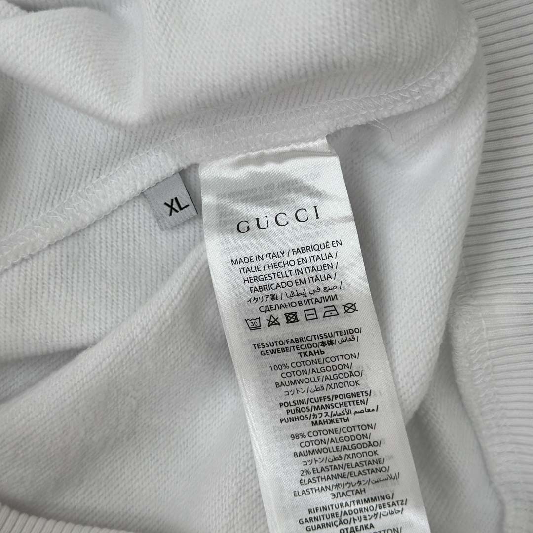 Gucci Cotton Jersey Sweatshirt With Web - DesignerGu