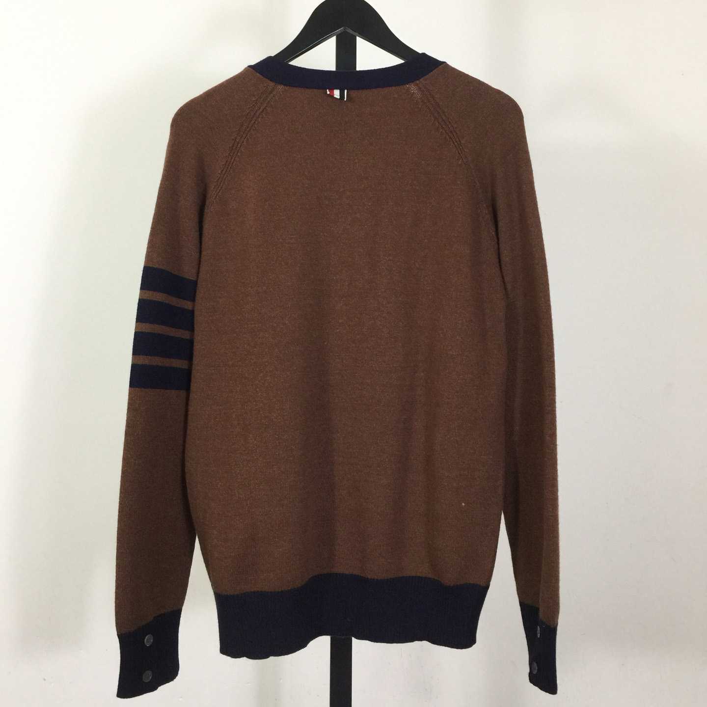 Thom Browne 4-Bar Cardigan - DesignerGu