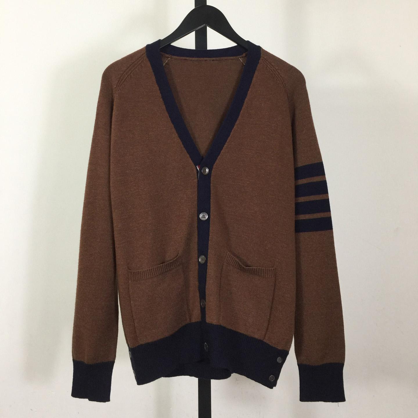 Thom Browne 4-Bar Cardigan - DesignerGu