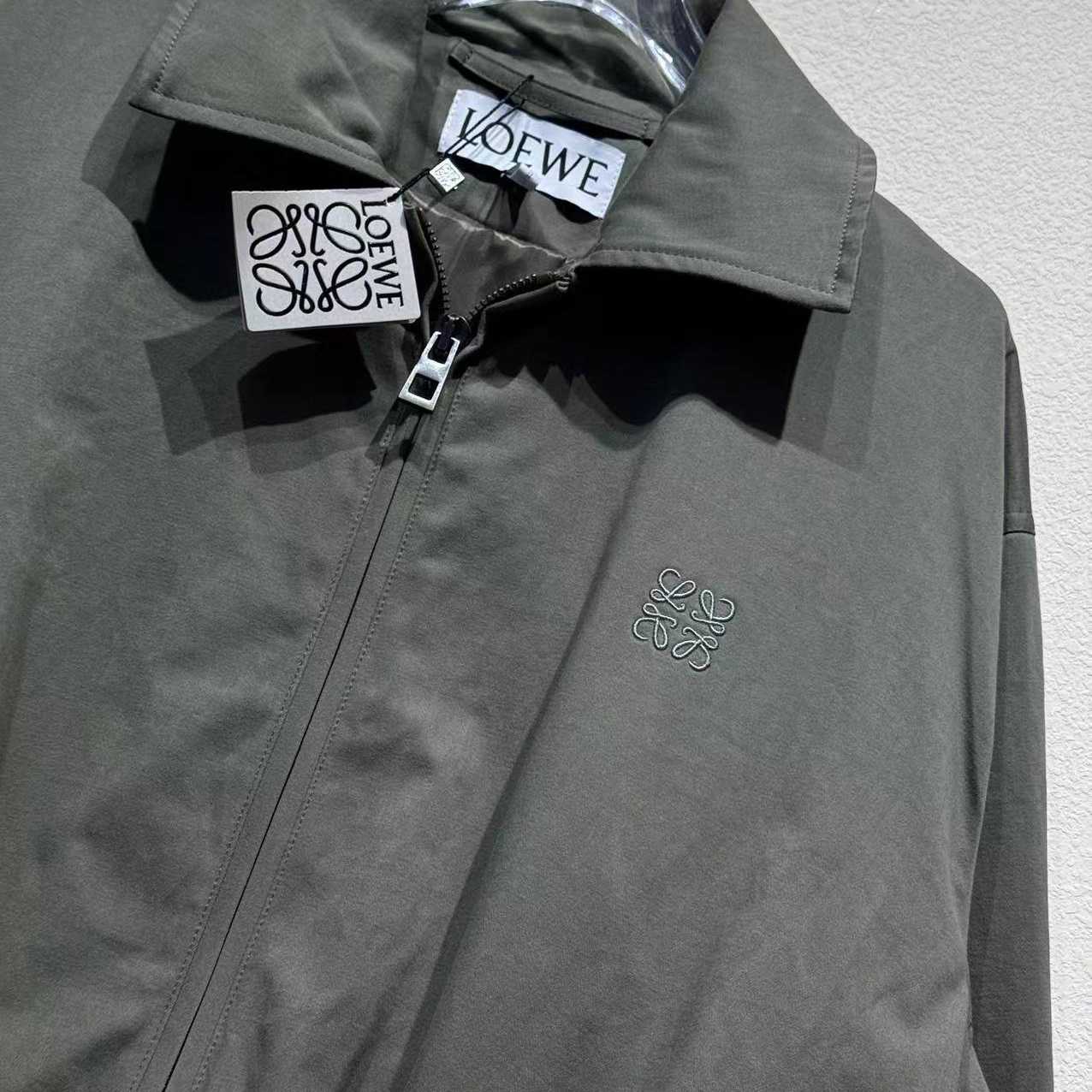 Loewe Belted Jacket In Cotton - DesignerGu