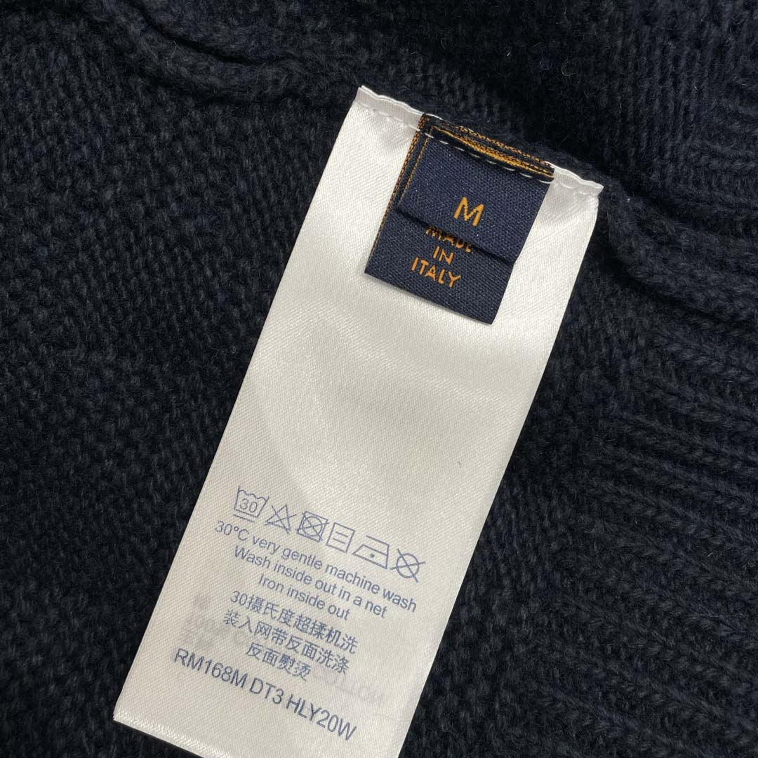 Louis Vuitton Cashmere-Wool Blend Half-Zip Pullover   1AIHNA - DesignerGu