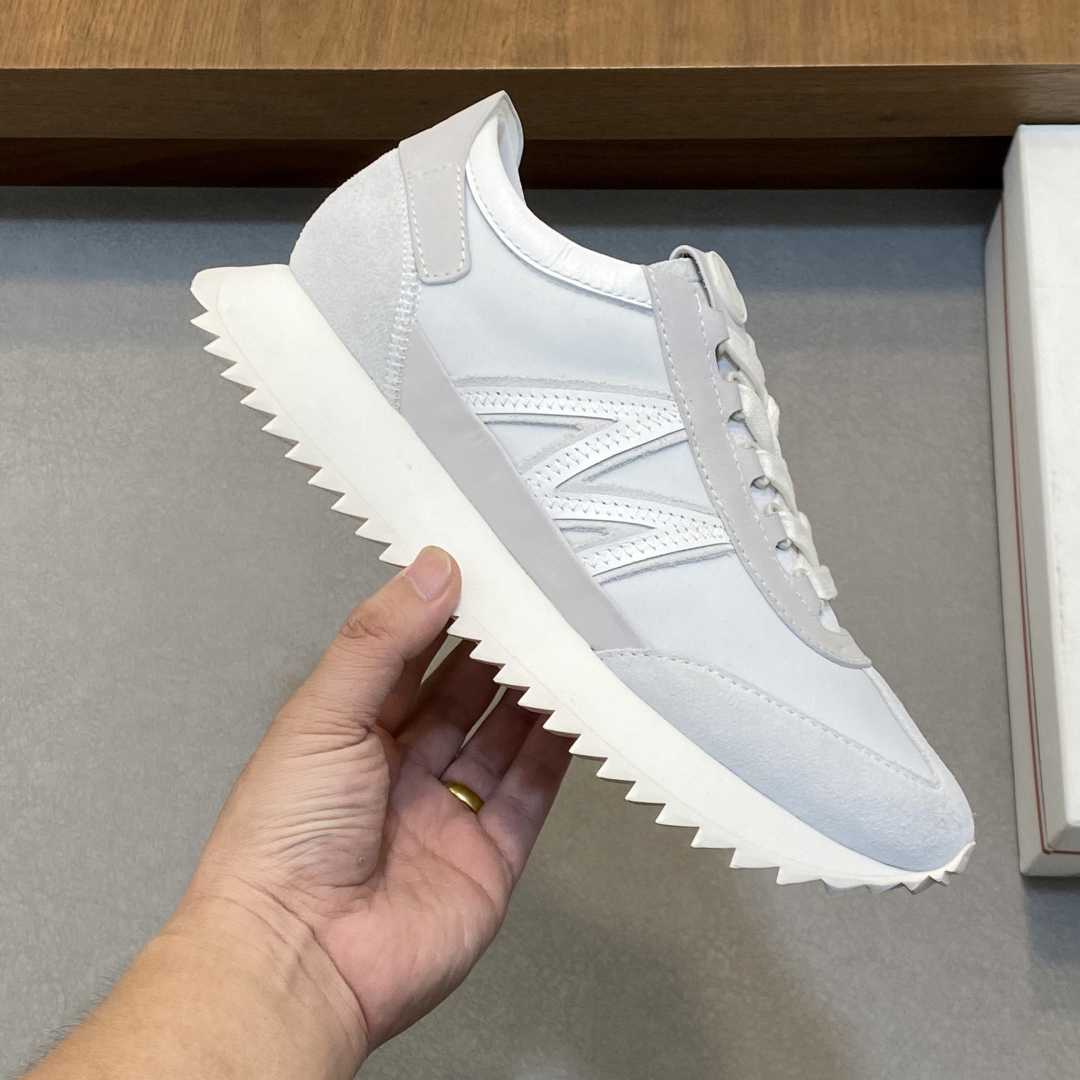 Moncler Pacey2 Suede & Nubuck Trainers - DesignerGu