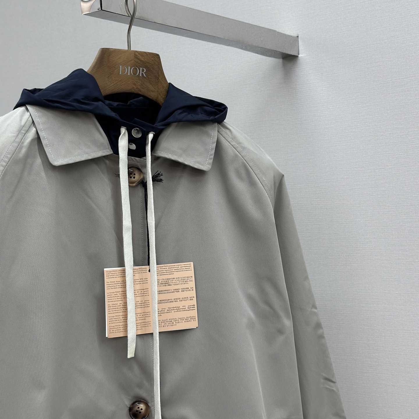 Miu Miu Panama Cotton And Technical Pongé Blouson Jacket - DesignerGu