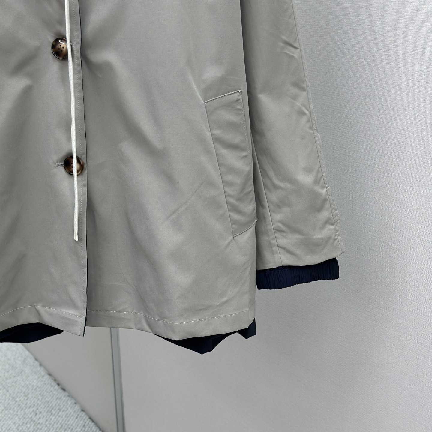 Miu Miu Panama Cotton And Technical Pongé Blouson Jacket - DesignerGu