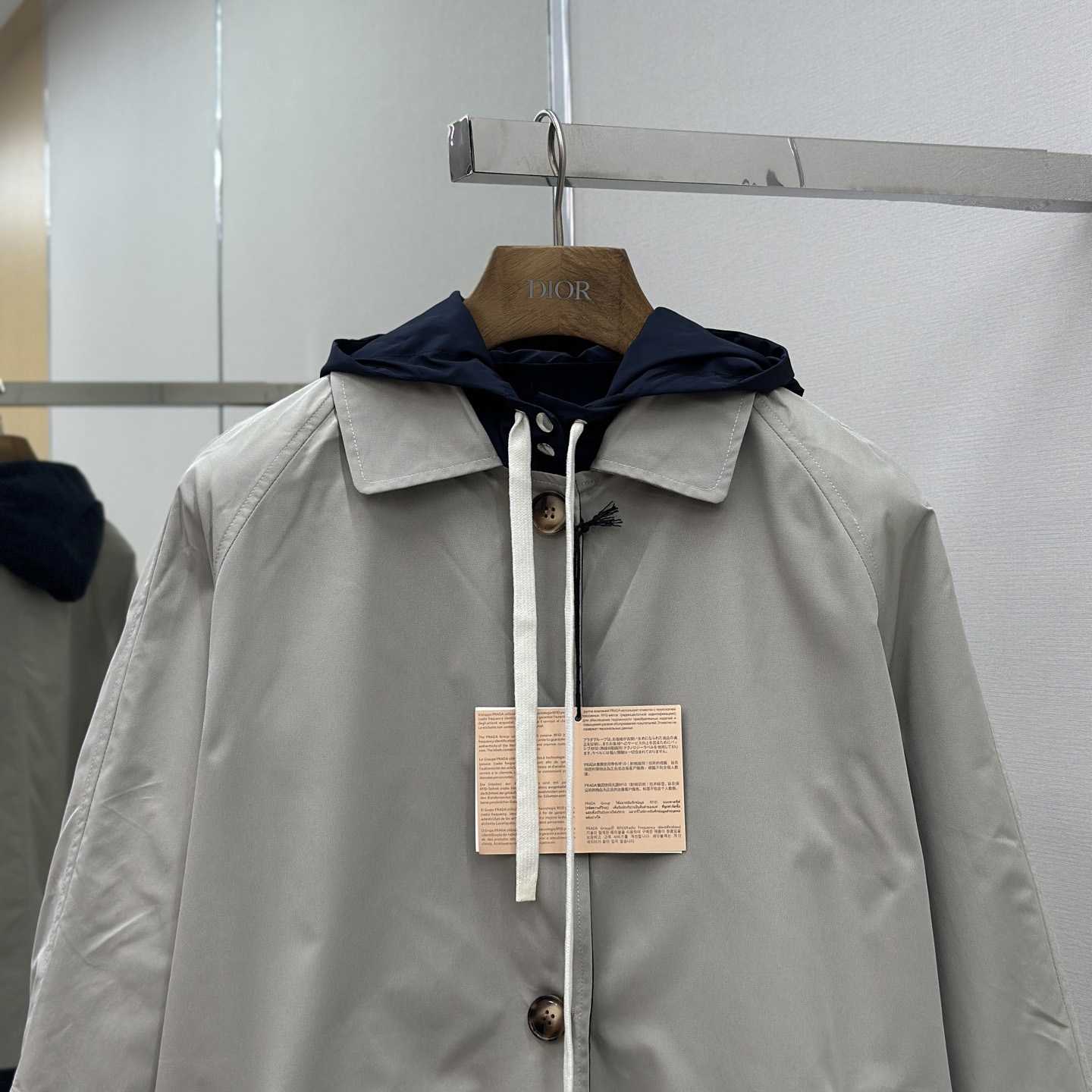 Miu Miu Panama Cotton And Technical Pongé Blouson Jacket - DesignerGu