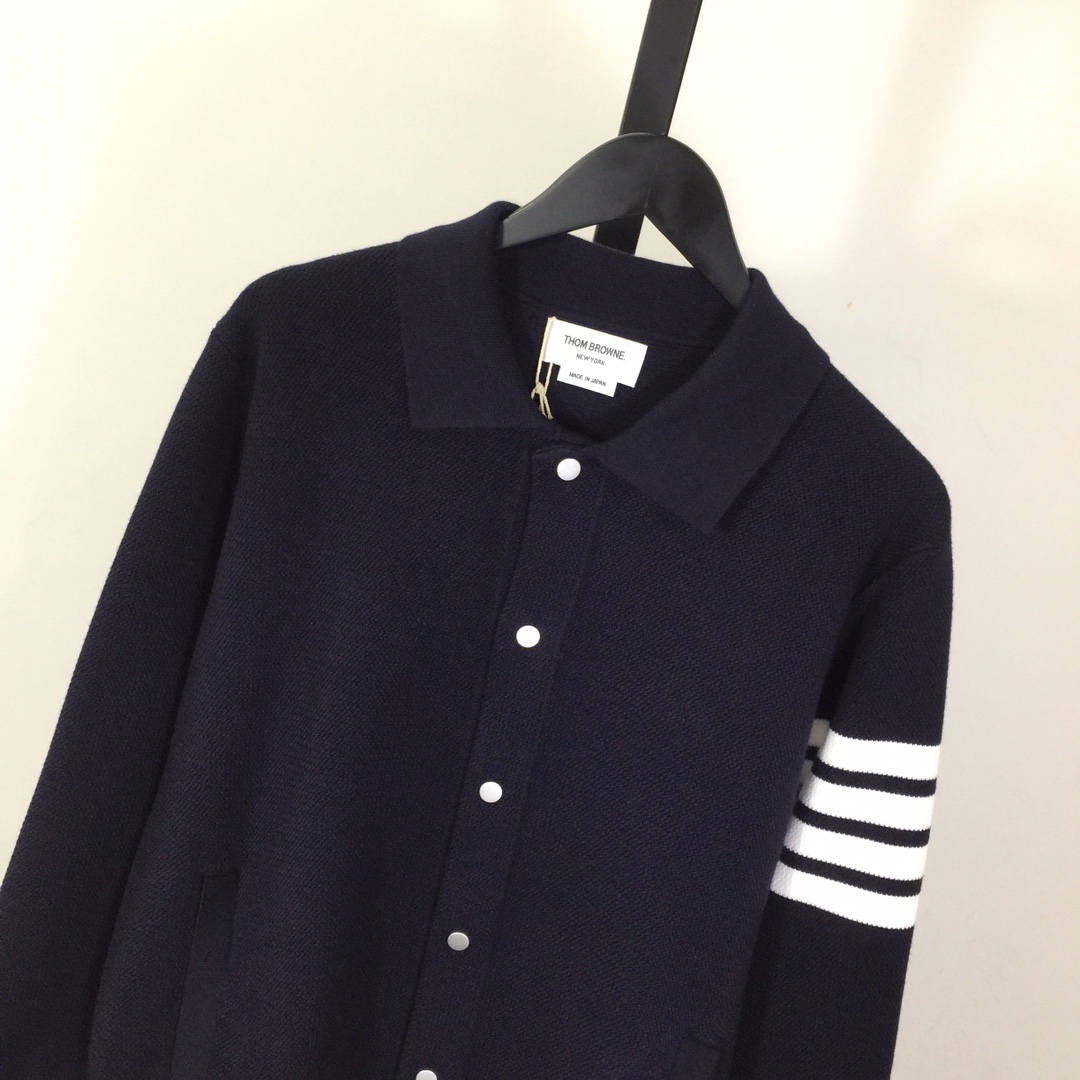 Thom Browne 4-Bar Cardigan - DesignerGu