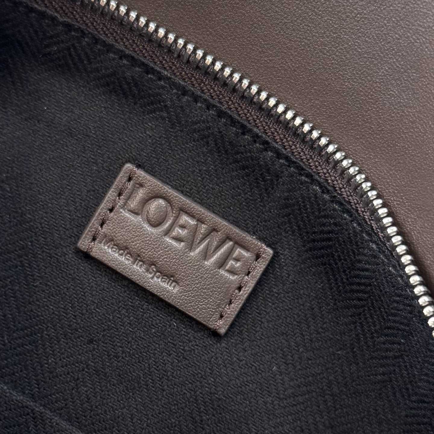 Loewe Small Puzzle Biker Bag In Shiny Calfskin - DesignerGu