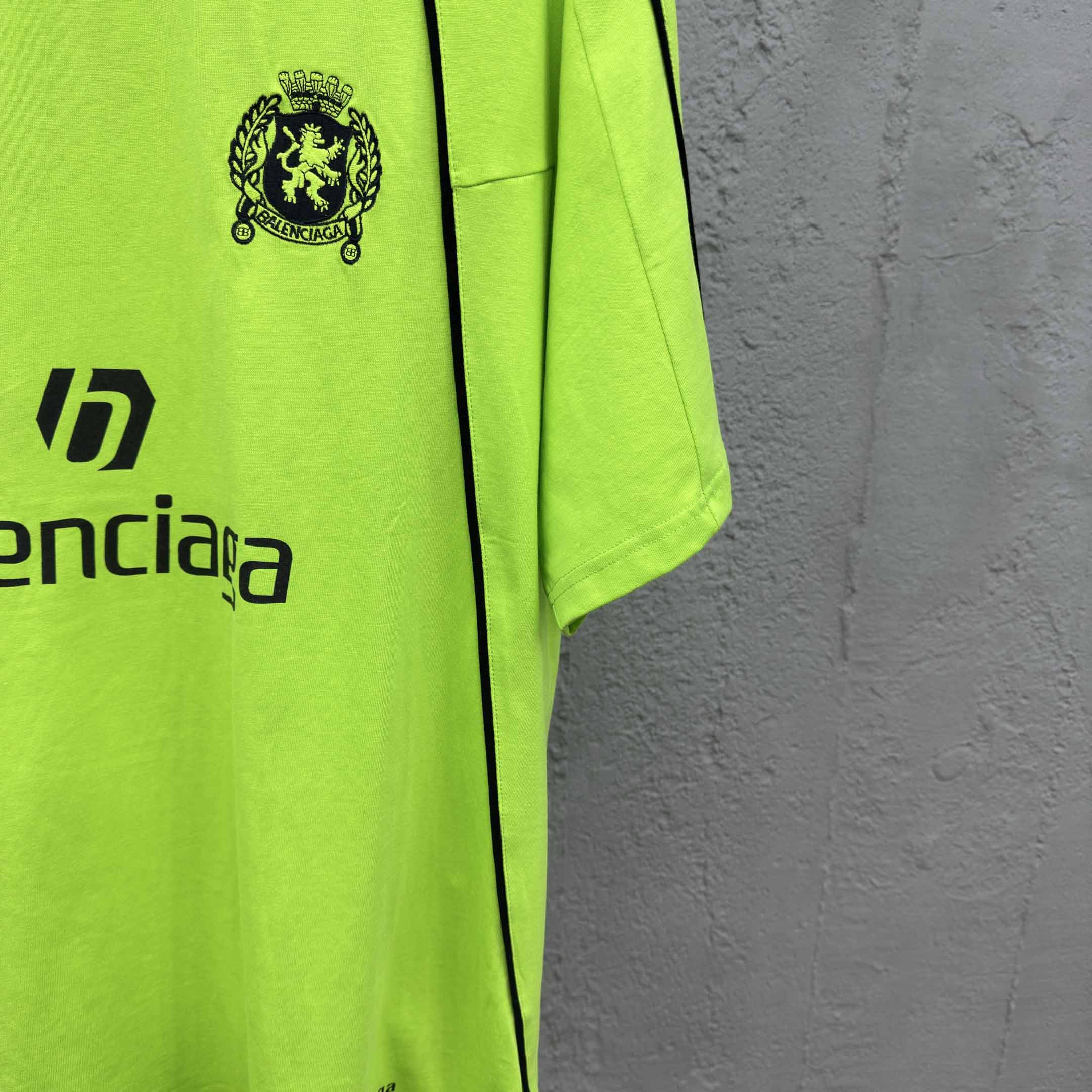 Balenciaga Paris Soccer T-Shirt Oversized  - DesignerGu