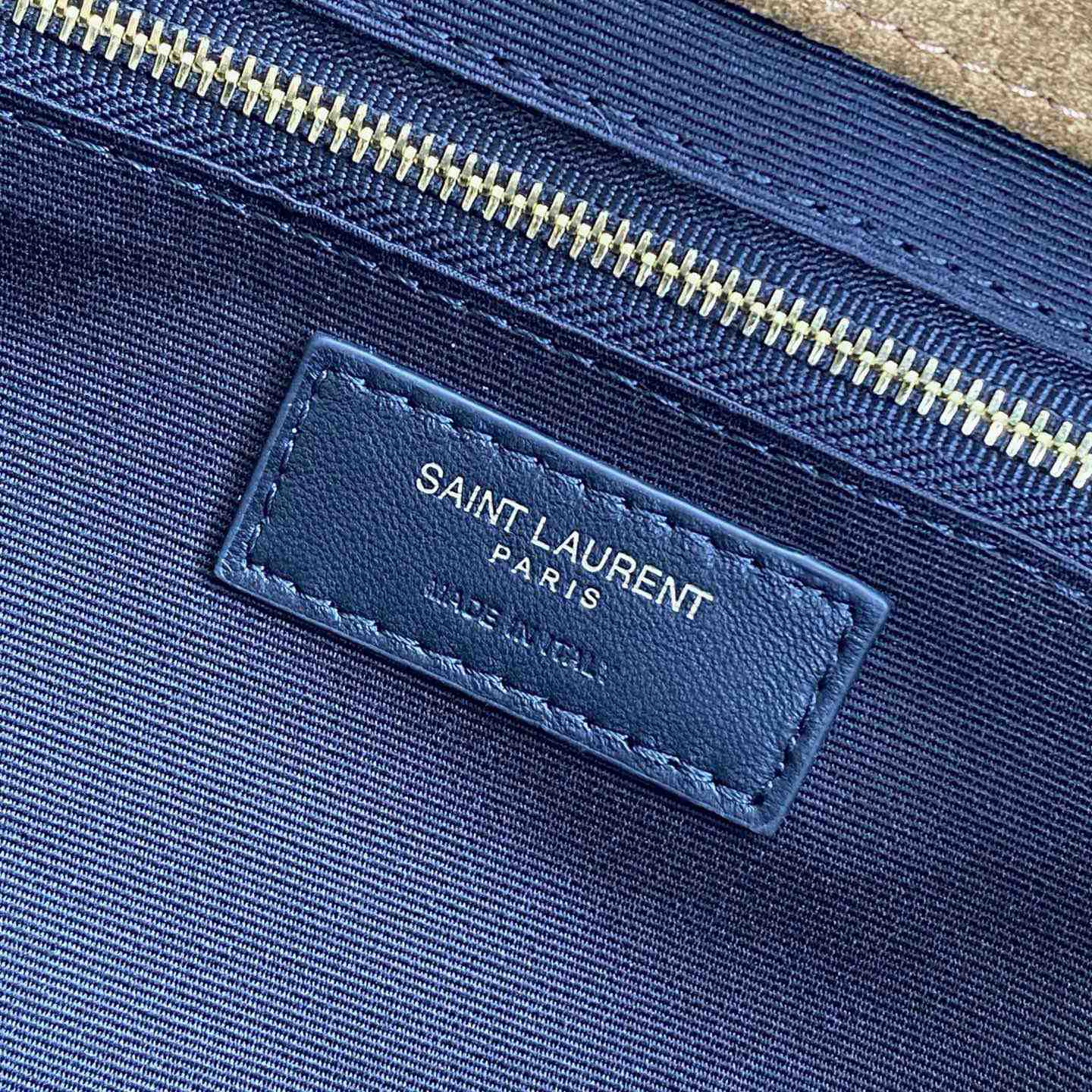 Saint Laurent Icare Medium In Quilted Suede  - DesignerGu