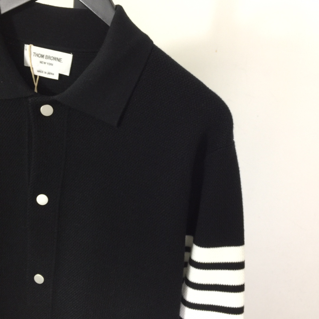 Thom Browne 4-Bar Cardigan - DesignerGu
