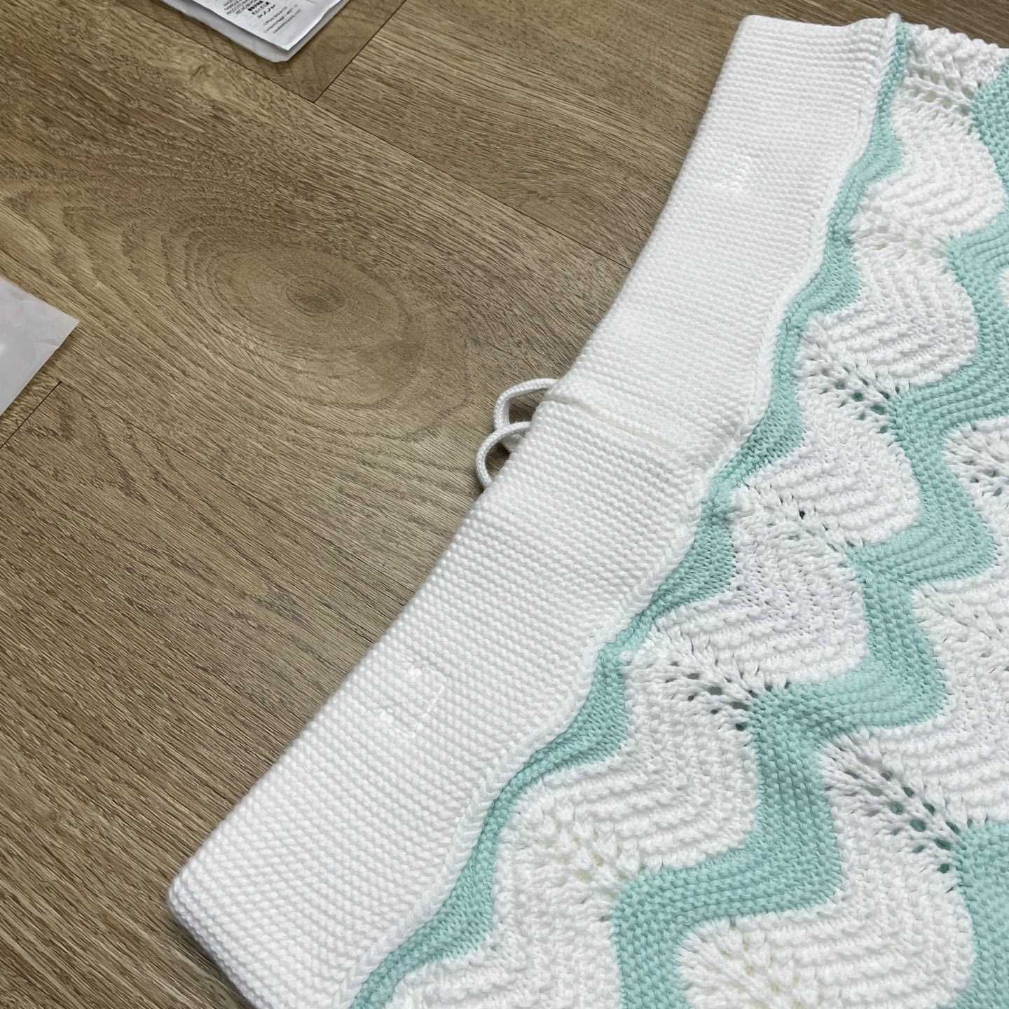 Casablanca Gradient Wave Cotton Crochet Shorts   D0111 - DesignerGu