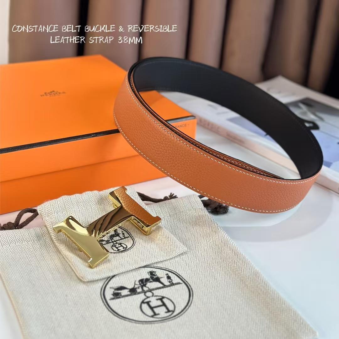 Hermes Reversible Leather Belts    38 mm - DesignerGu